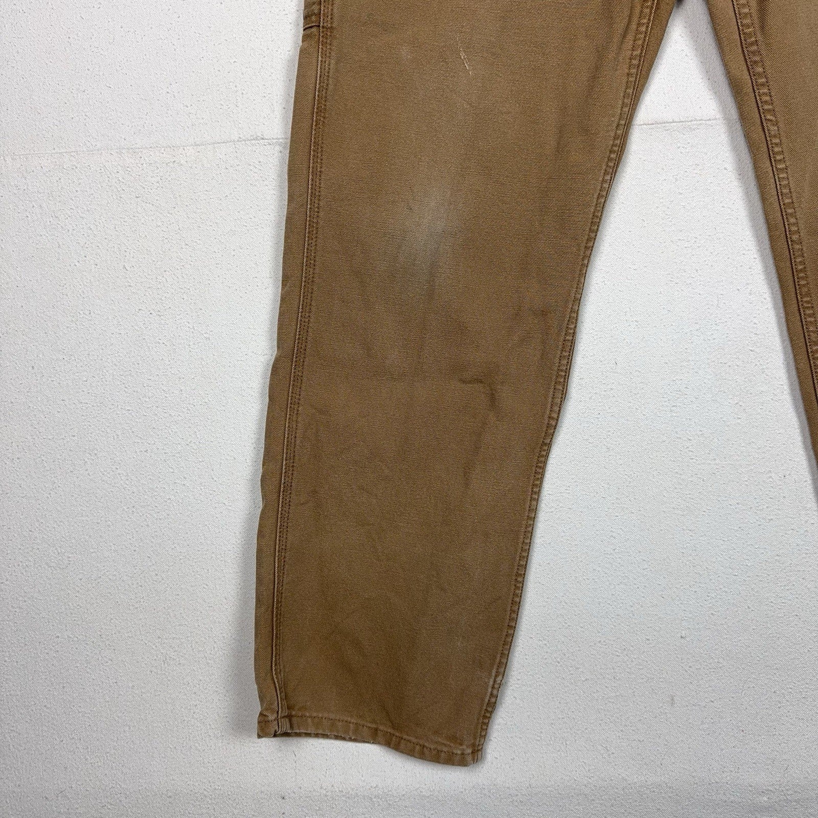 Carhartt Pants Men’s 32x32 Carpenter B11 BRN Wide Leg Brown Duck Canvas Workwear