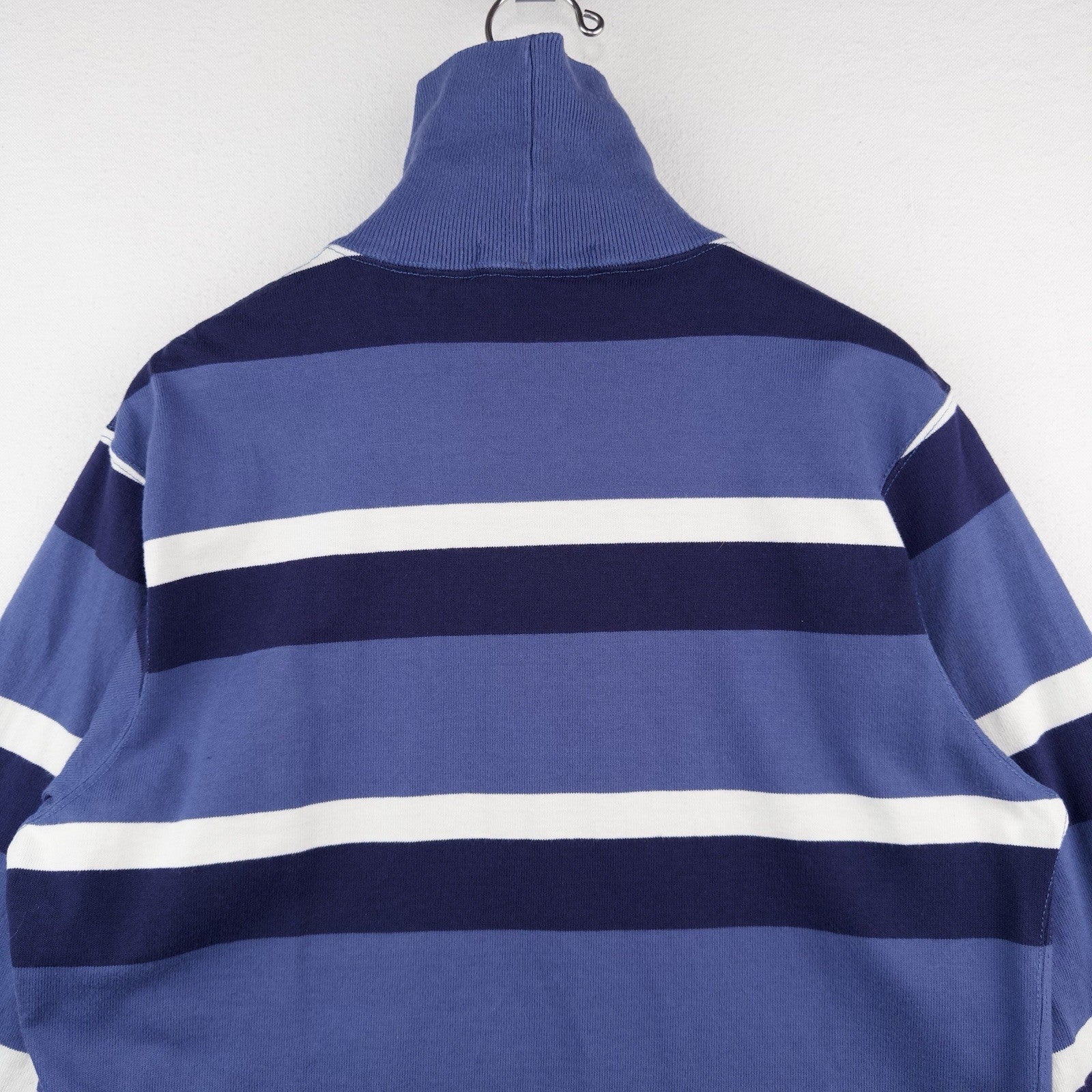 90’s Vtg Polo Ralph Lauren Men’s M Color Block Stripe Turtleneck Made In USA