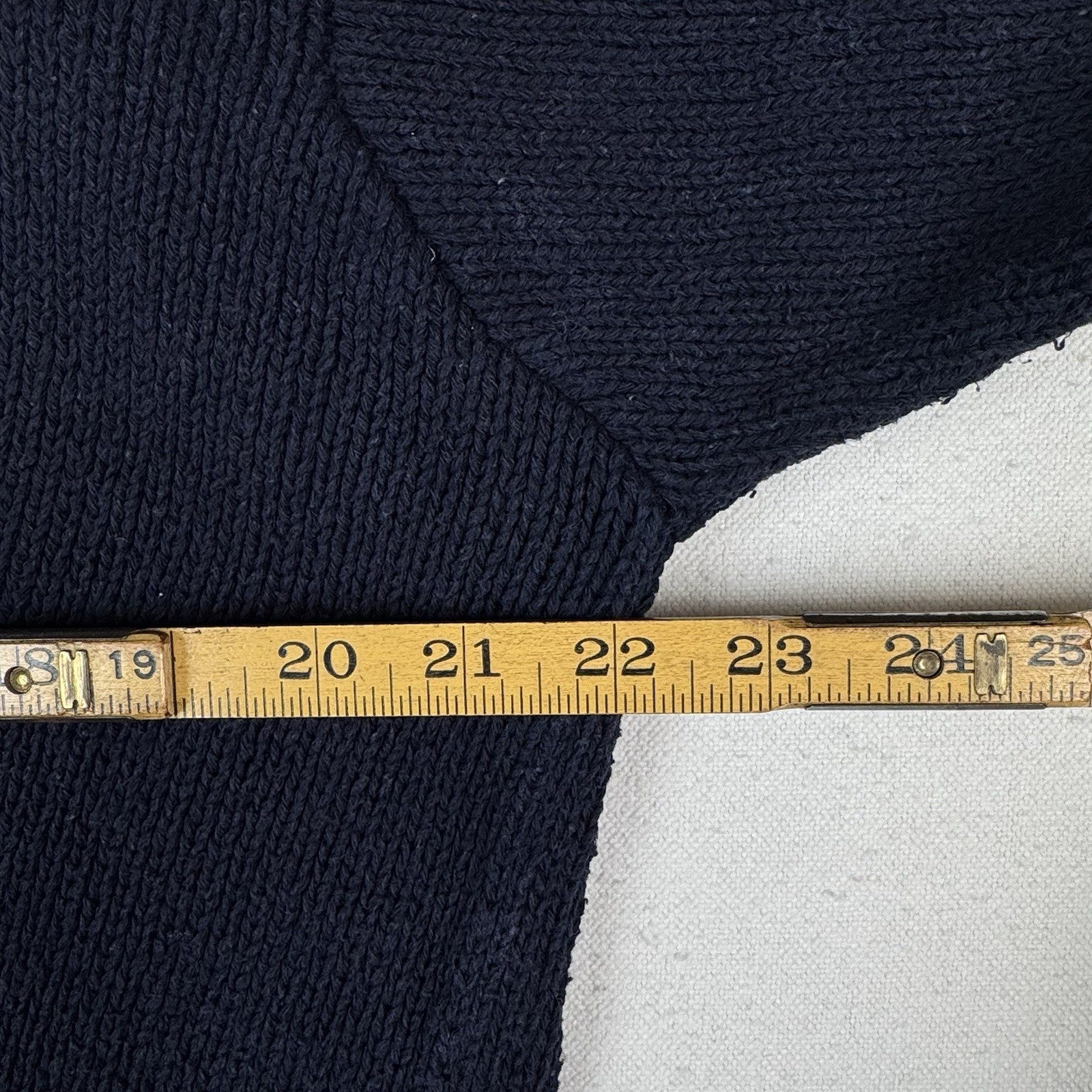 90’s Vintage Polo Ralph Lauren Sweater Men L Navy Blue Knit Pullover Red Logo