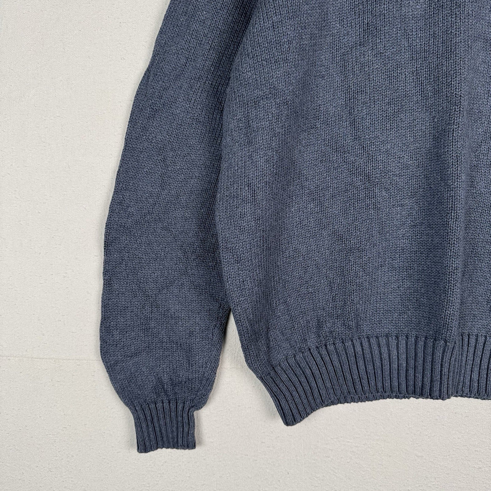 90’s Vintage Polo Ralph Lauren Sweater Men’s XL Light Blue Knit Pullover