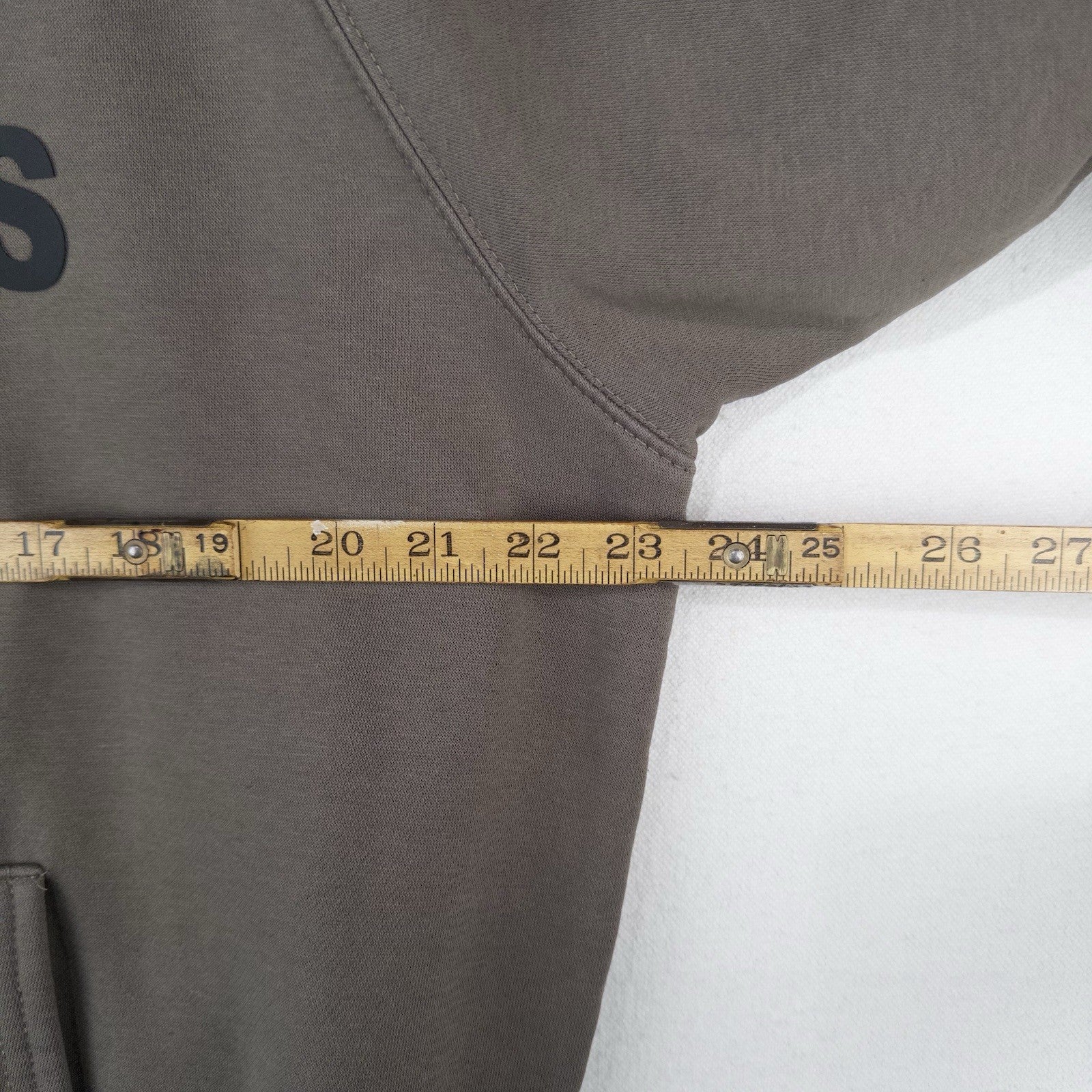2020 Fear of God ESSENTIALS Hoodie Taupe Cement M 100% Cotton Sweatshirt FOG