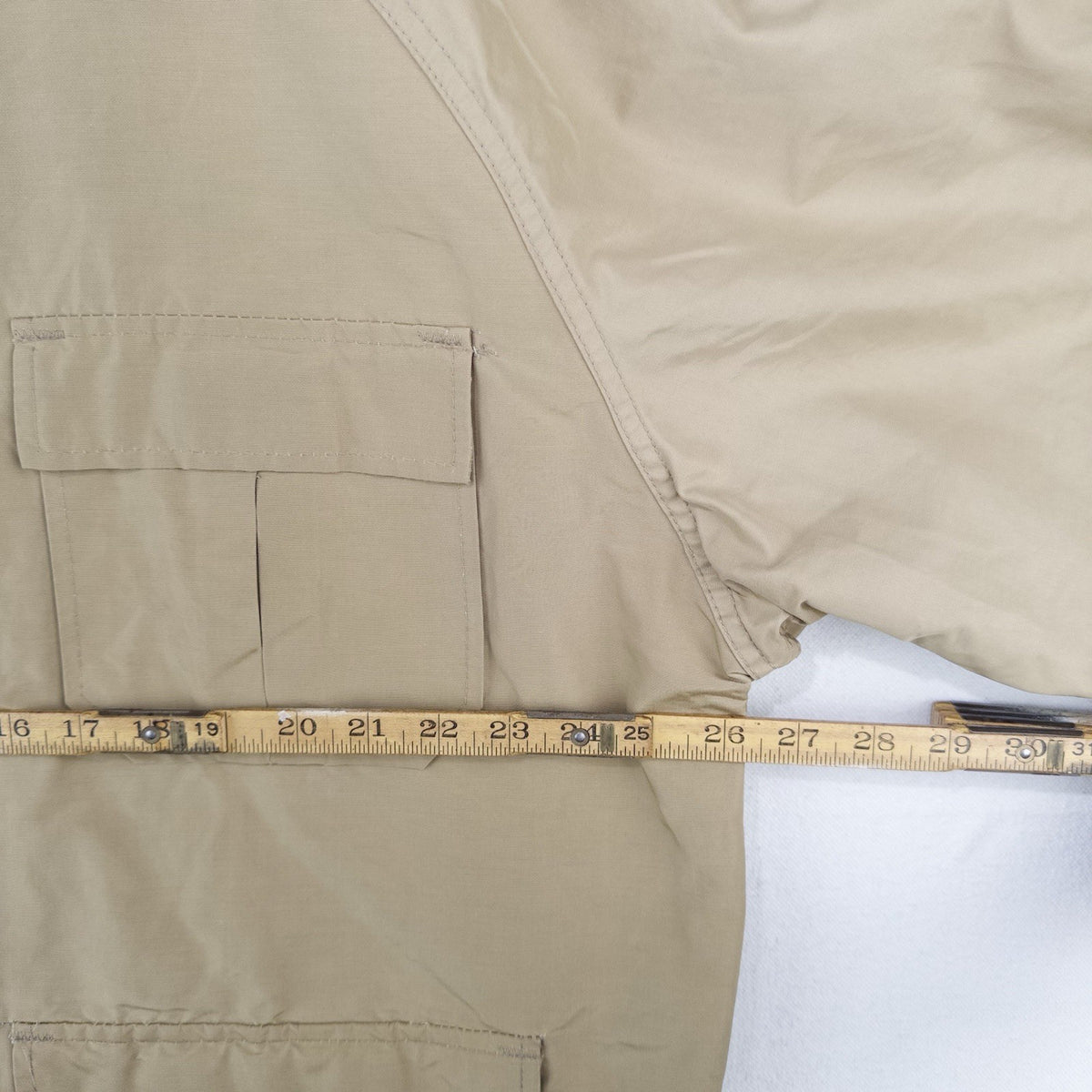70’s Vtg Orvis Fishing Tackle Wool Blanket Lined Jacket Parka Men's XL Tan Brown