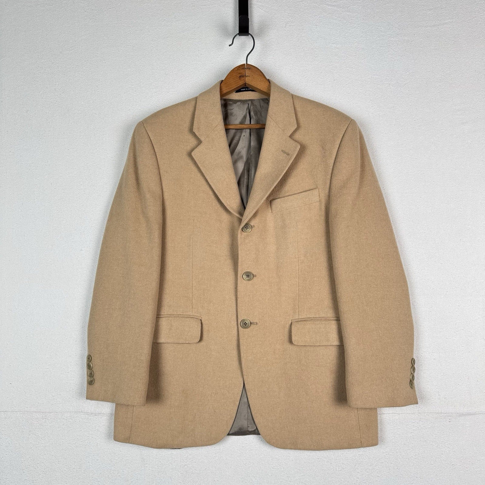 Vintage Ralph by Ralph Lauren Men’s 40R Camel Hair Sport Coat Blazer Tan