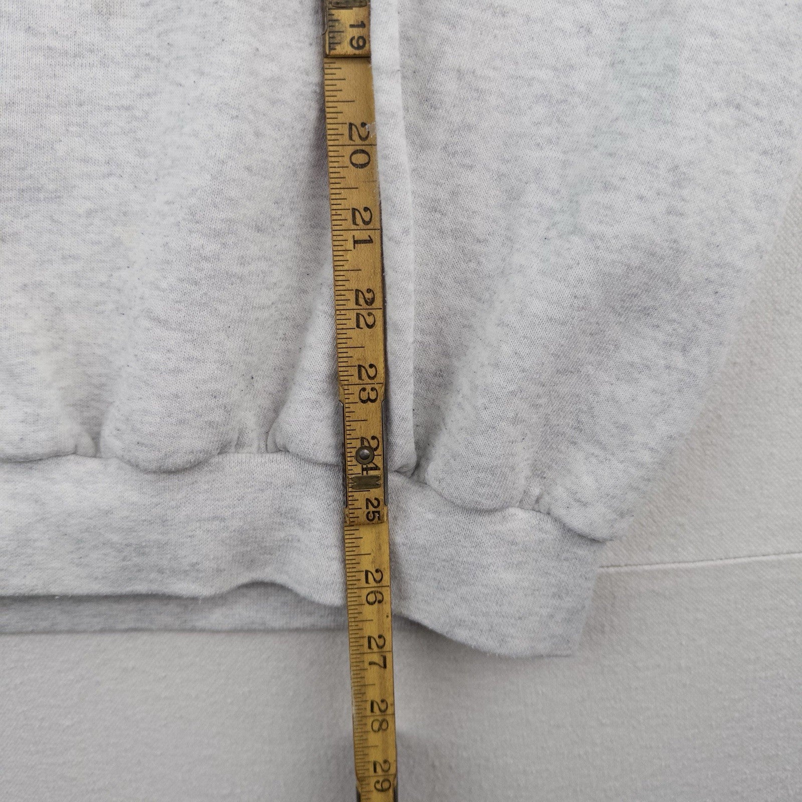 80’s Vtg USMC Military Santee Gray Print Sweatshirt Men’s XL Boxy Made in USA