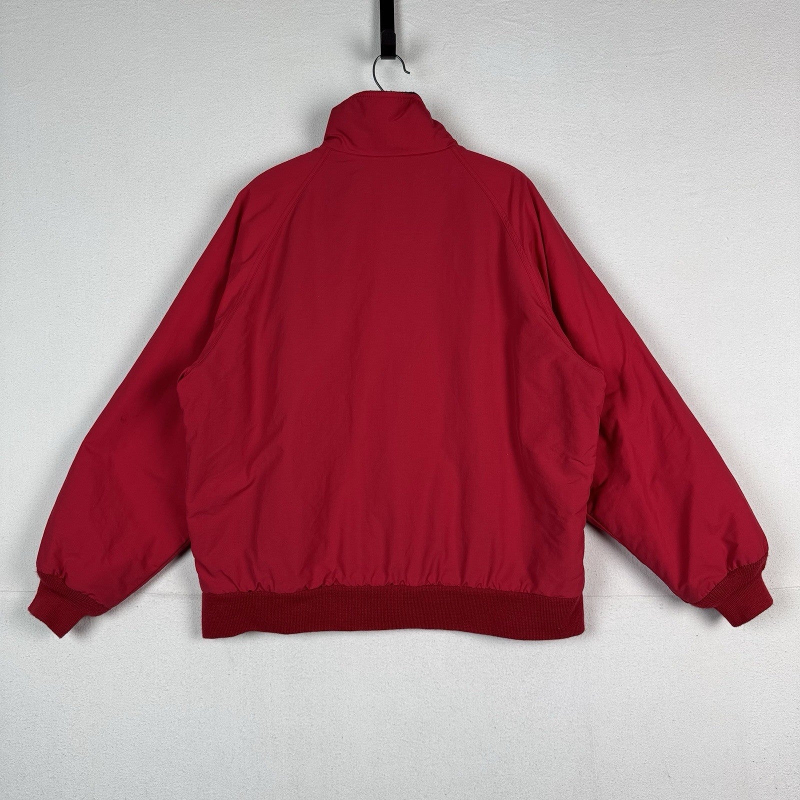 Lands End Squall Jacket United States Postal Service USPS Red Mens Size Large