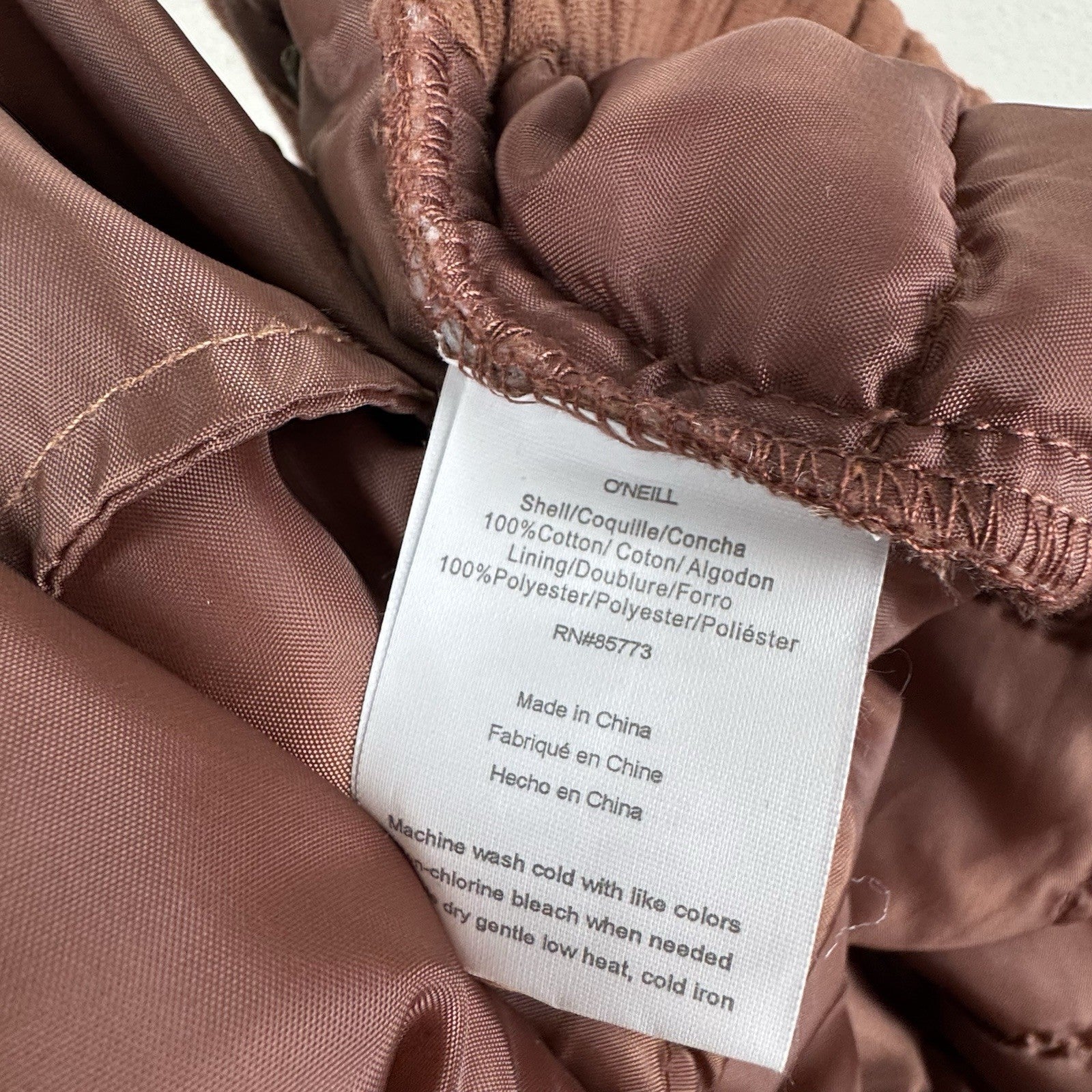 O'Neill Mabeline Women's Quilted Jacket Rustic Brown Size XS