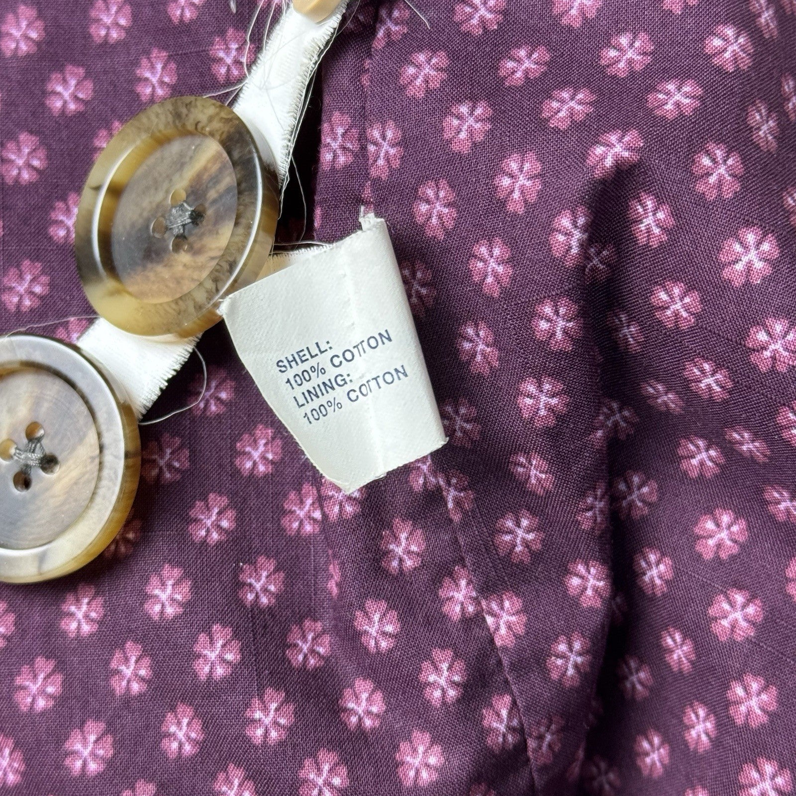 Gap Coat Jacket Womens S Double Breasted Corduroy Tan Beige