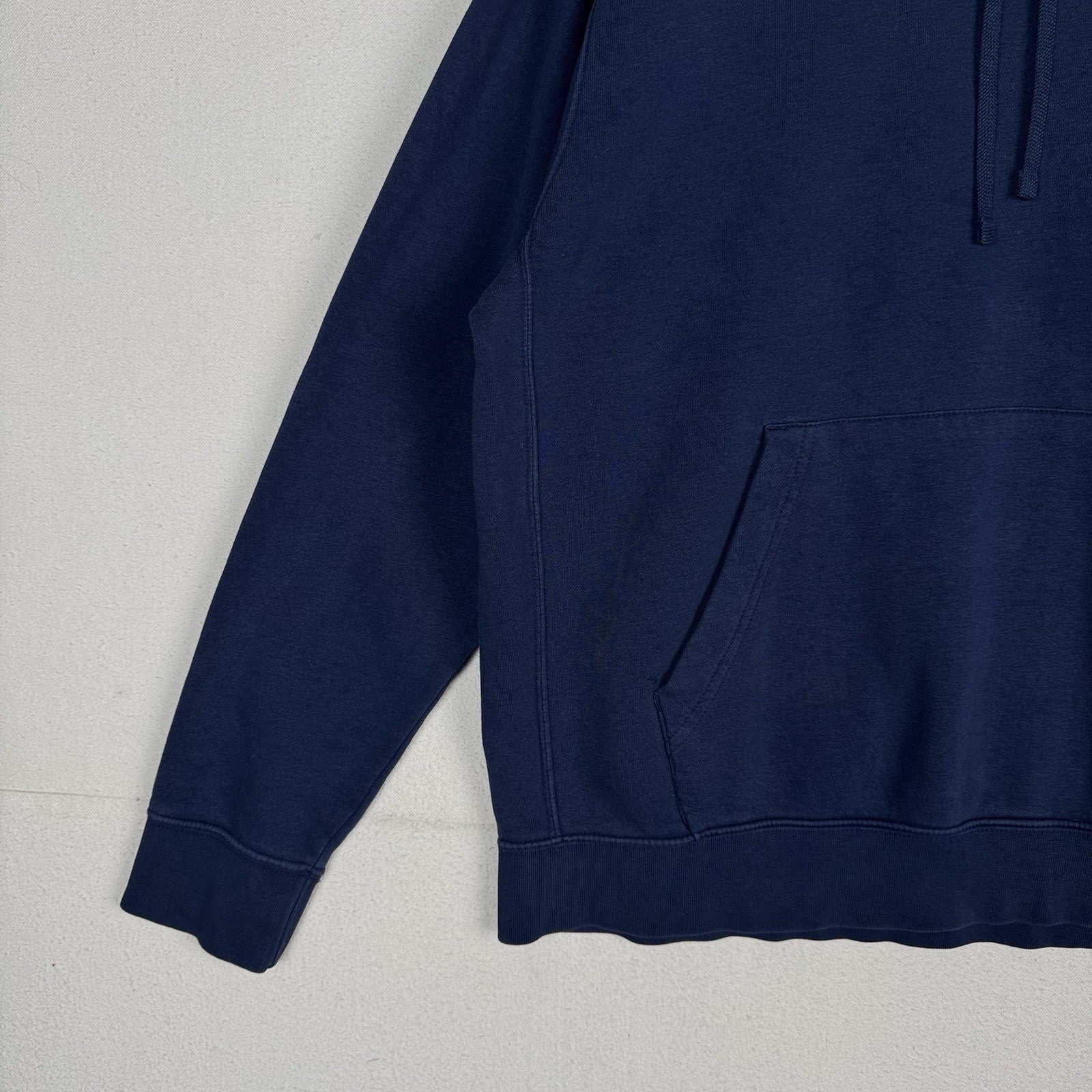 Nike Sportswear Club Fleece Hoodie Mens XL Navy Blue Pullover Swoosh Sweatshirt