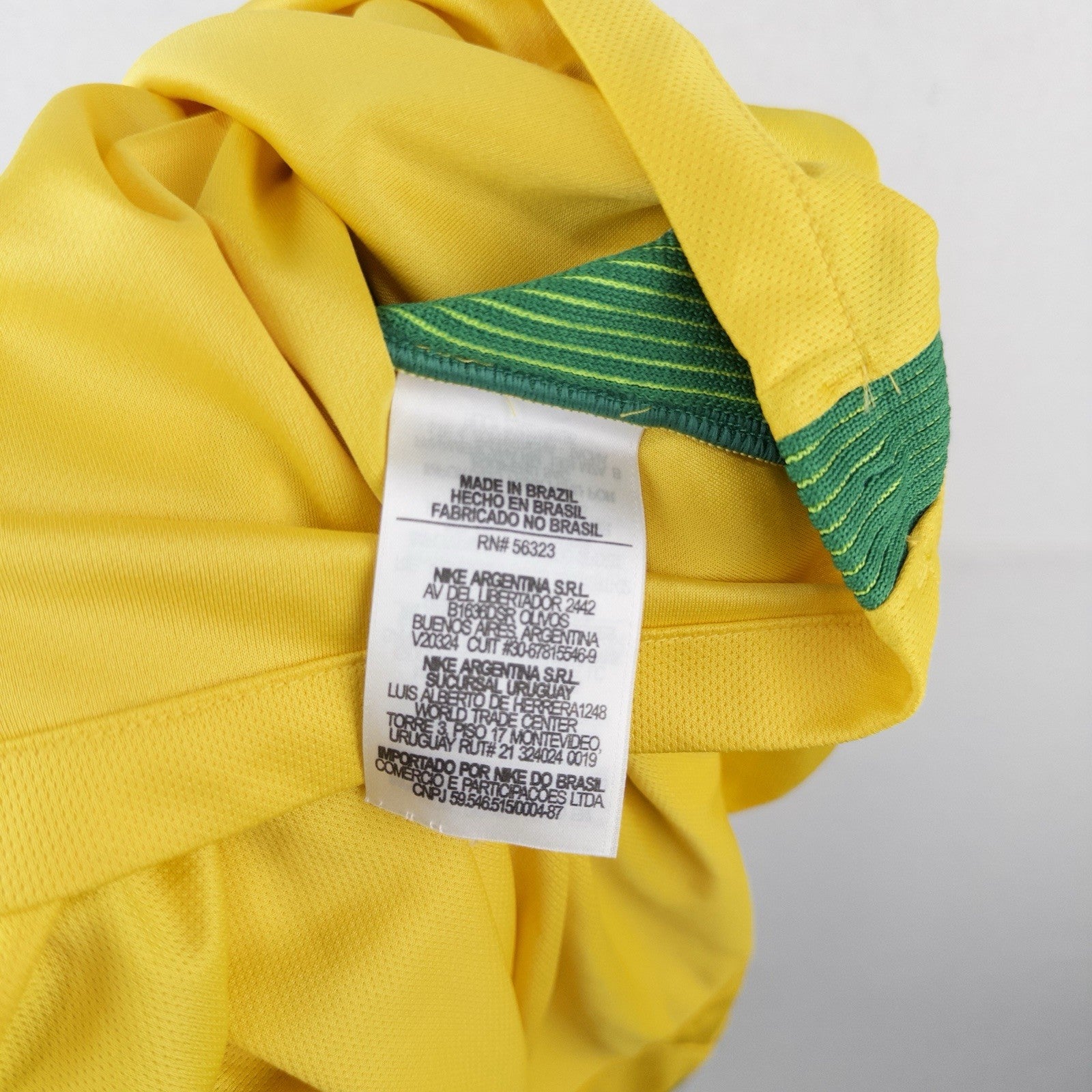 Nike Brazil 2016-17 Home Football Kit Soccer Jersey Men’s M
