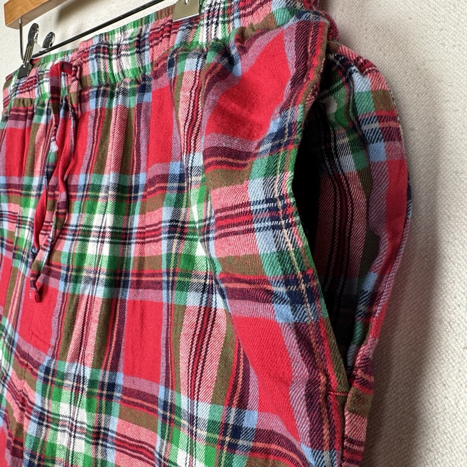 Lands End Men’s L 36-38 Colorful Flannel Plaid Lounge Pants NWOT