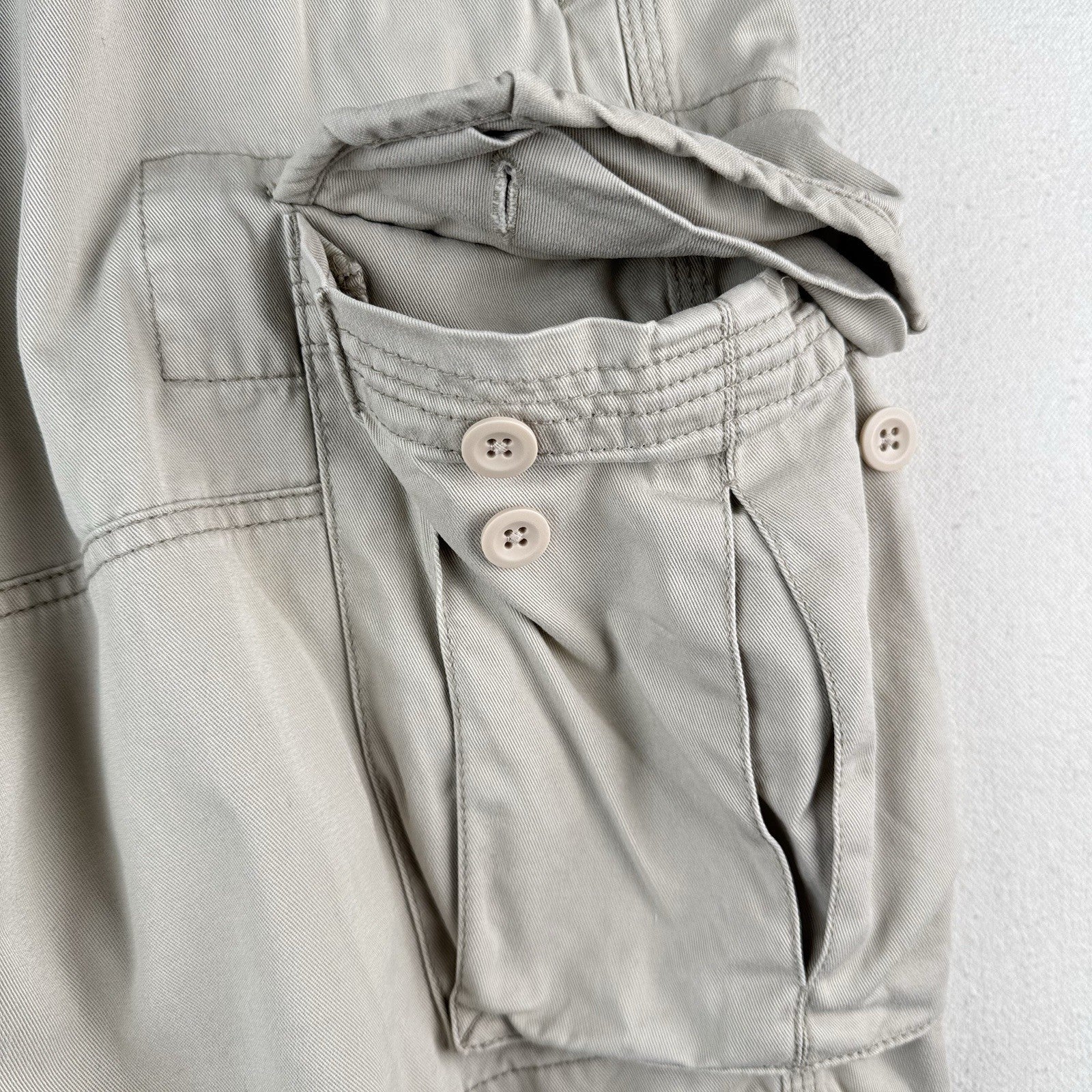 Polo Ralph Lauren Chino Classic Cargo Shorts Vintage Tan Khaki Men’s 34x9