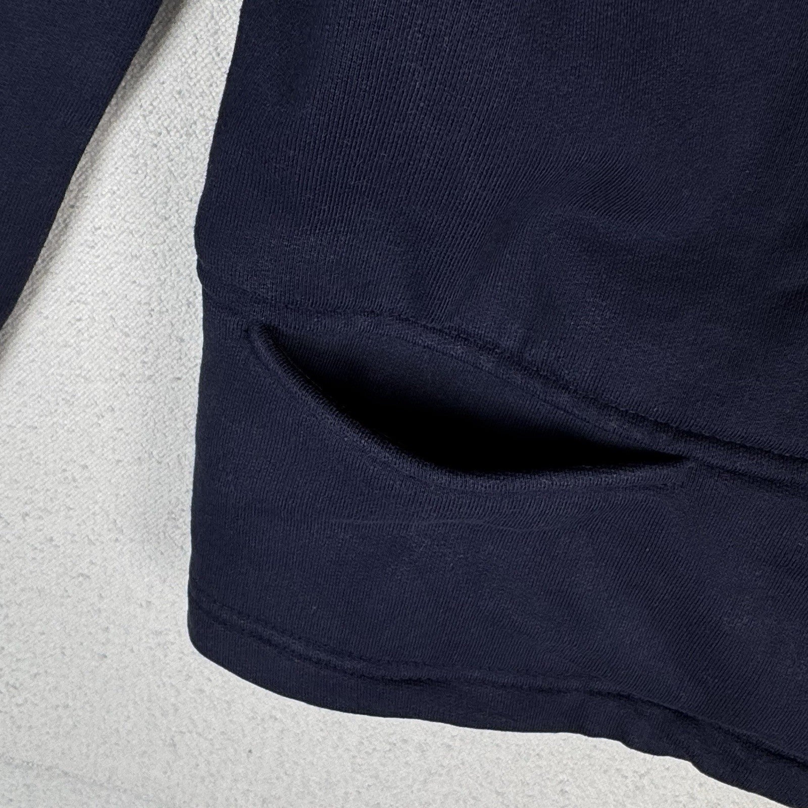 Lacoste Jacket Women’s Double Breasted Navy Canvas Peacoat 100% Cotton Size 42