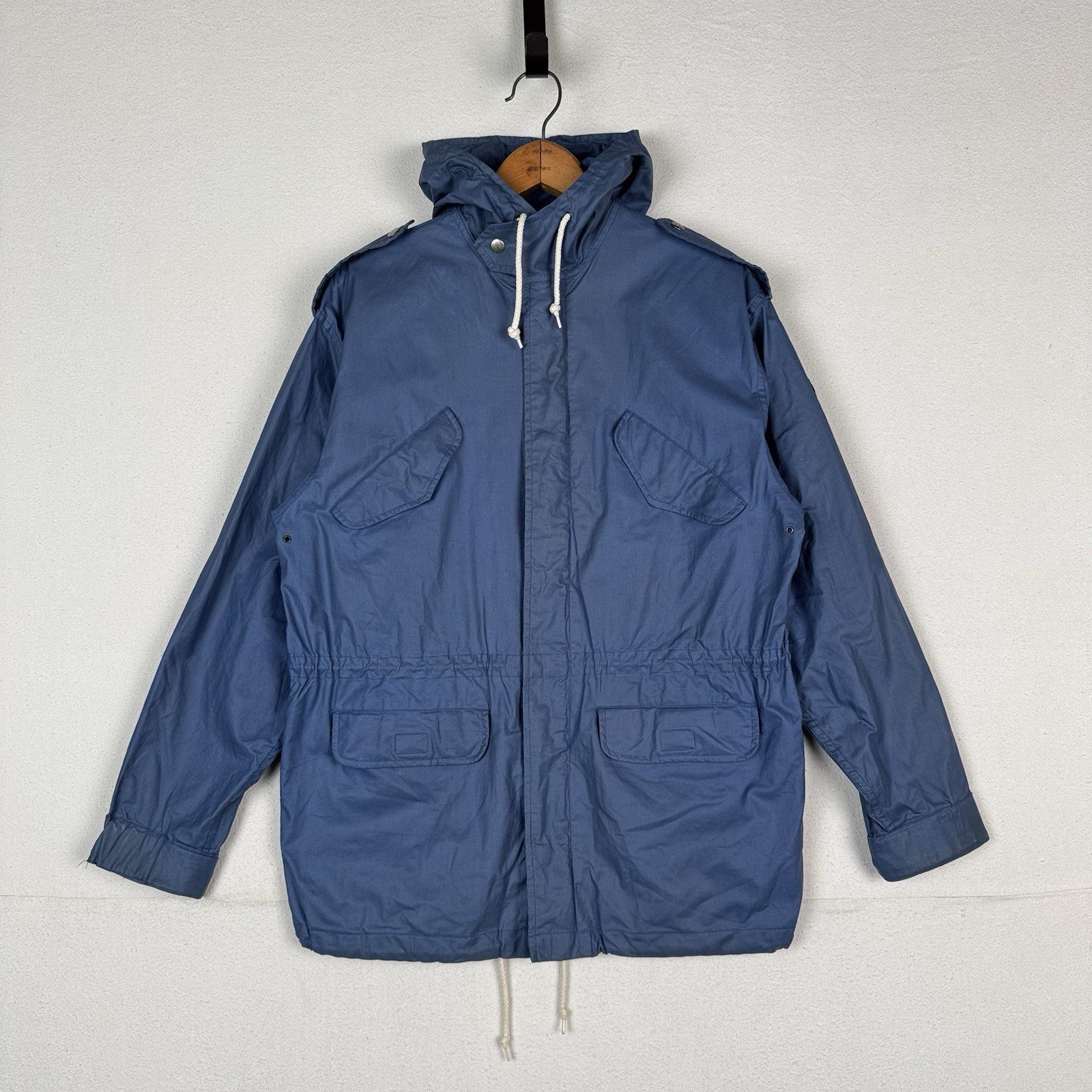 Vintage 80’s 90’s Ralph Lauren Military M-51 Jacket Mens XL Blue Cotton