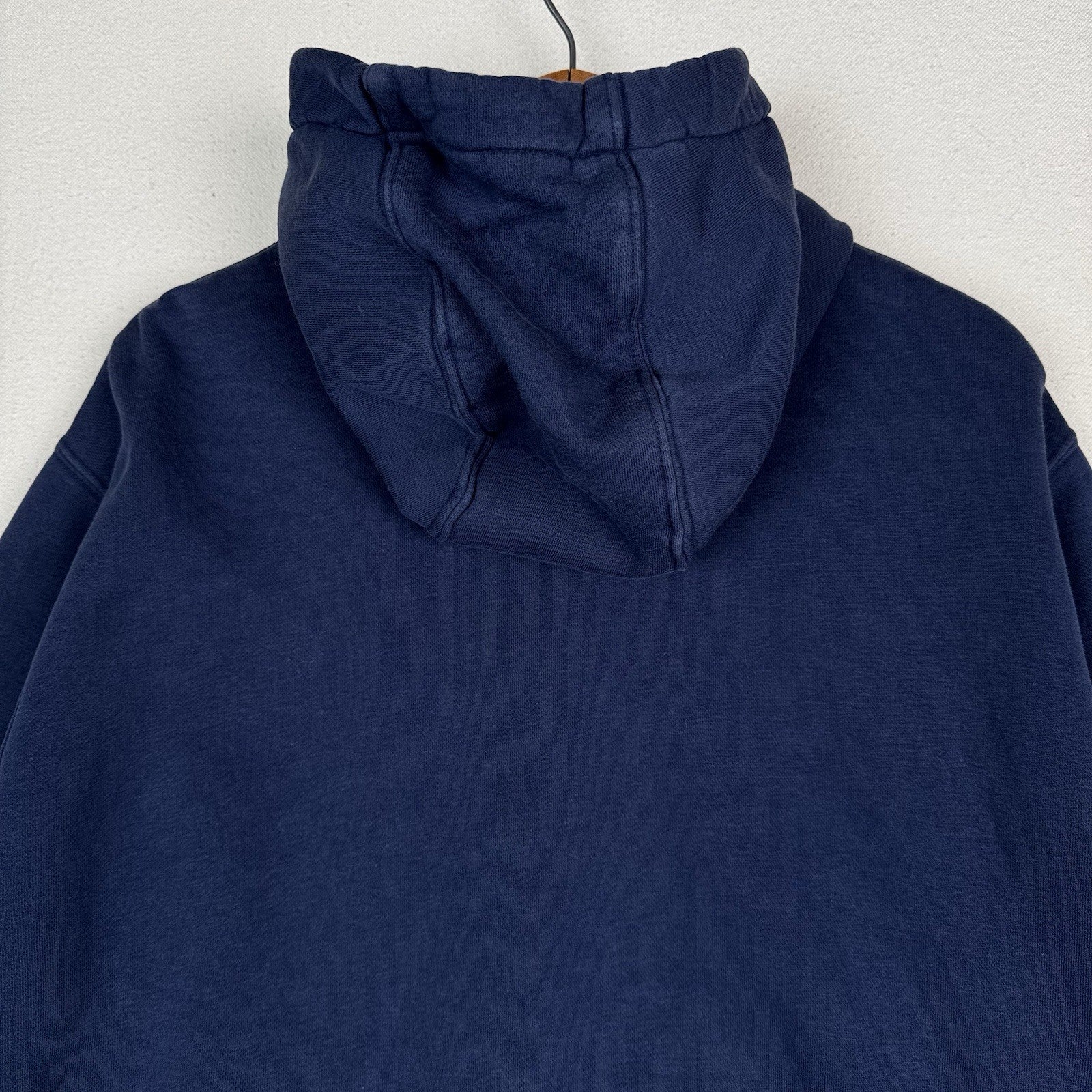 Nike Sportswear Club Fleece Hoodie Mens XL Navy Blue Pullover Swoosh Sweatshirt