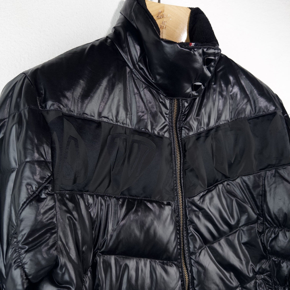 Rossignol Glossy Down Puffer Ski Jacket Women’s Large Quilted Black