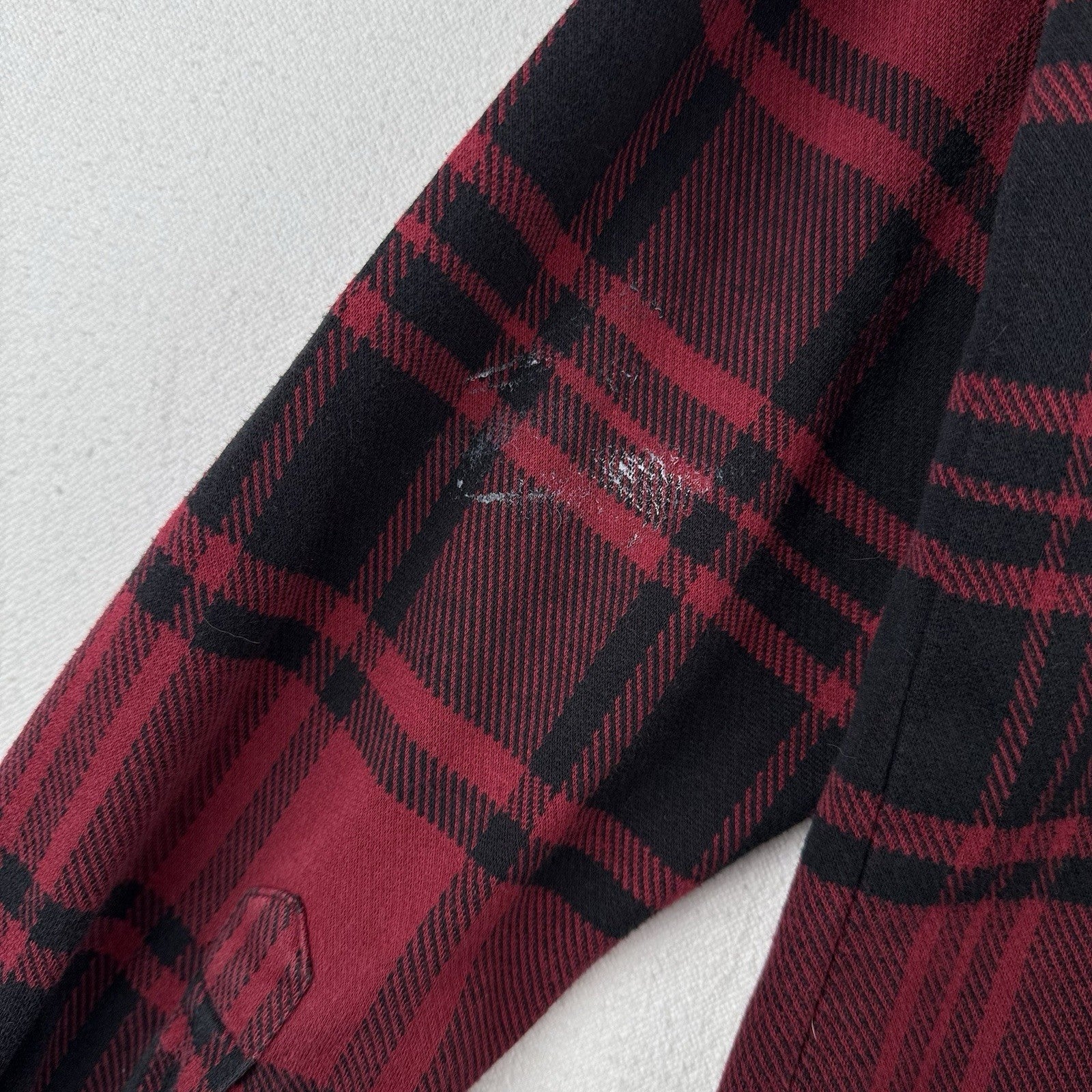 90’s Vtg Polo Sport Ralph Lauren Men’s L Buffalo Plaid Flannel Shirt *Read