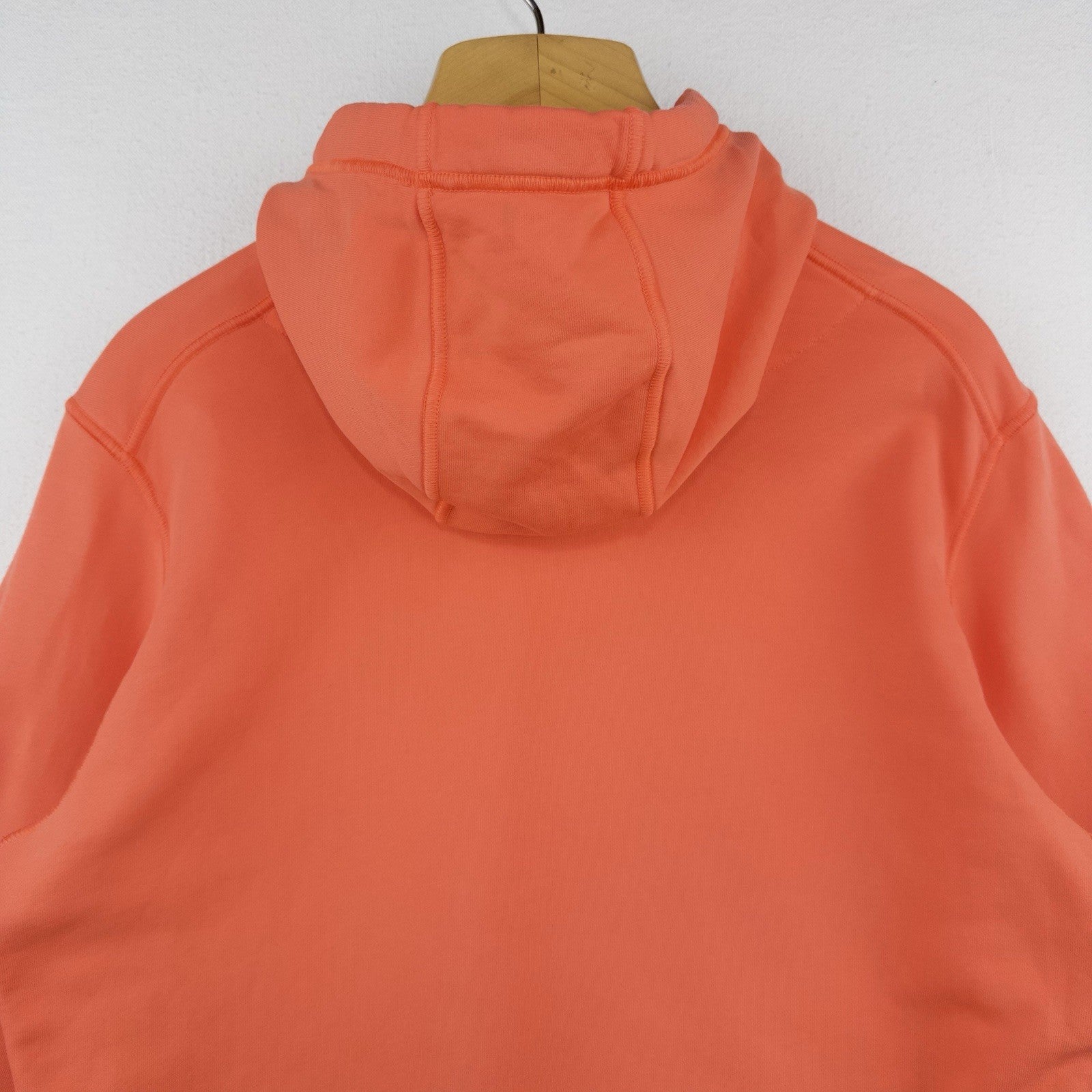 Stone Island Loopback Organic Cotton Orange Hoodie Men’s Medium