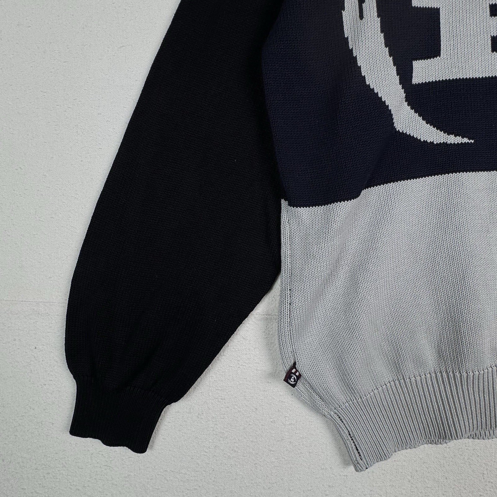 Vintage Phat Farm Crewneck Pullover Sweater Size 2XL Y2K Black Gray Red