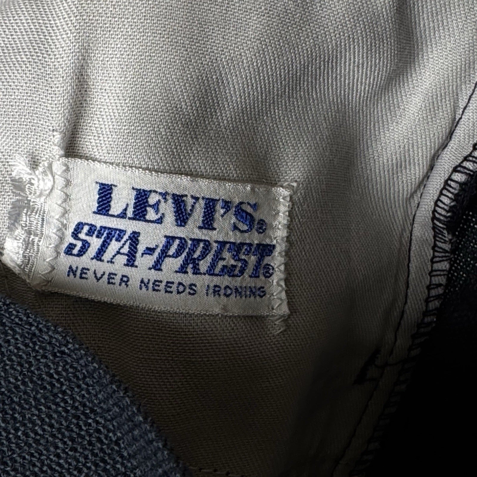 Vintage 70’s Kids Levi’s Big E Sta-Prest Twill Pants Red Raglan Crewneck Set 6-7