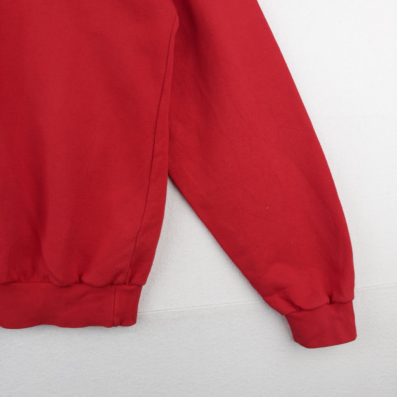 90’s Vtg Lotto Big Logo Red Crewneck Sweatshirt Men’s XL  (44) Made In Italy