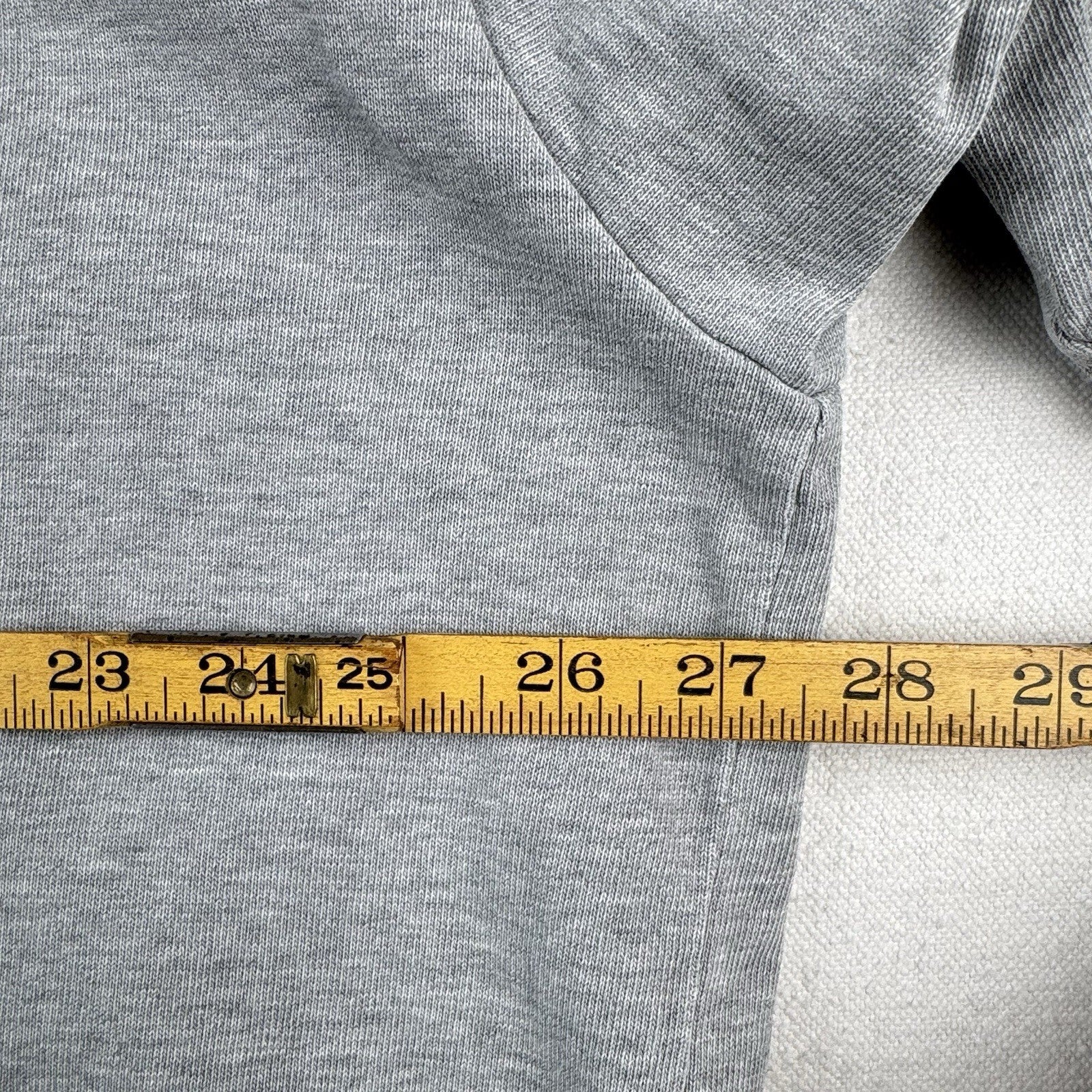 90’s Vtg Polo Ralph Lauren Hockey Gray Jersey Sweatshirt Mens 2XL *Distressed