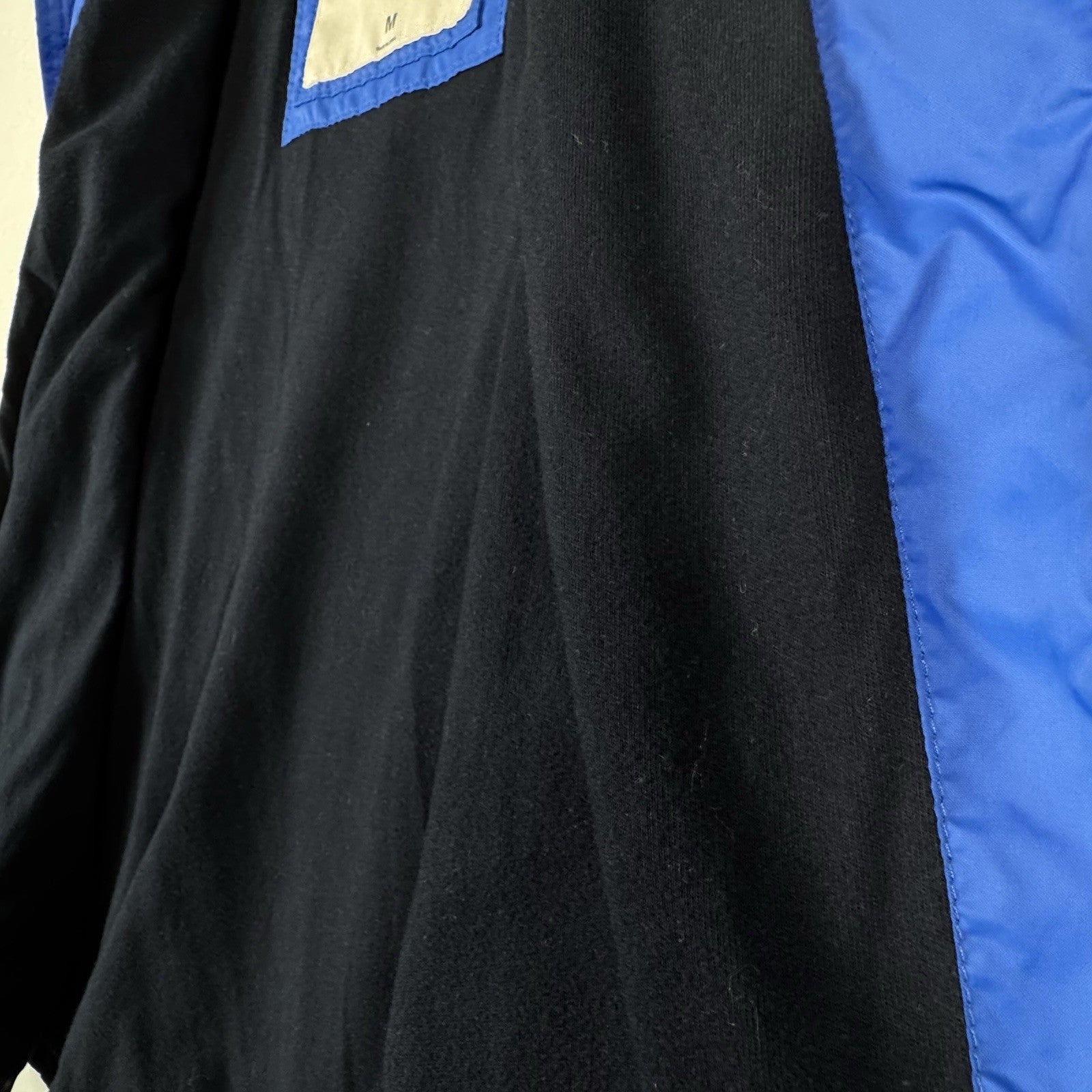 Abercrombie & Fitch Jacket Full Zip Nylon Sweater Collar Moose Logo 2016 Men’s M