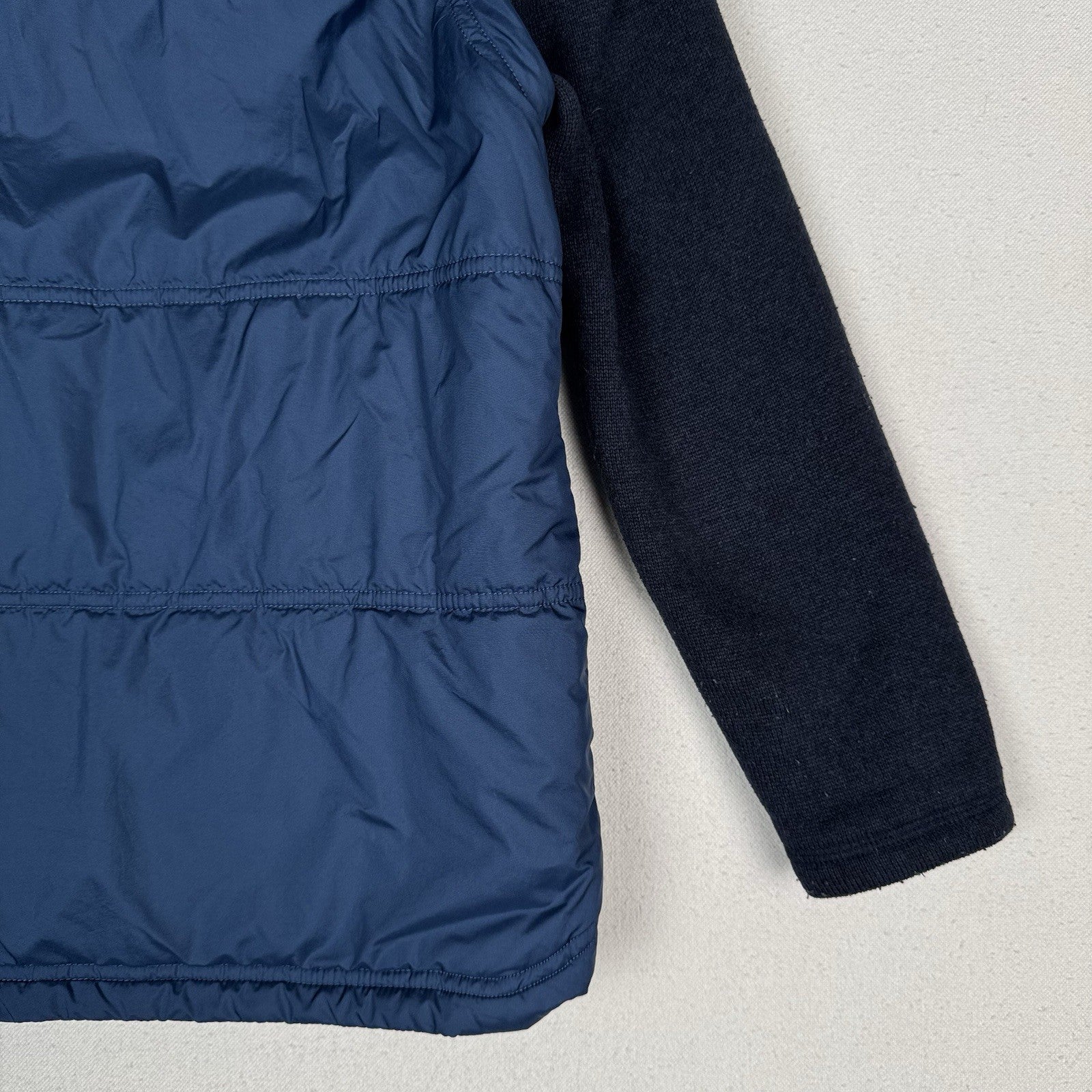 The North Face Gordon Lyons Navy Blue Varsity Winter Vest Boy’s M (10/12) *Read