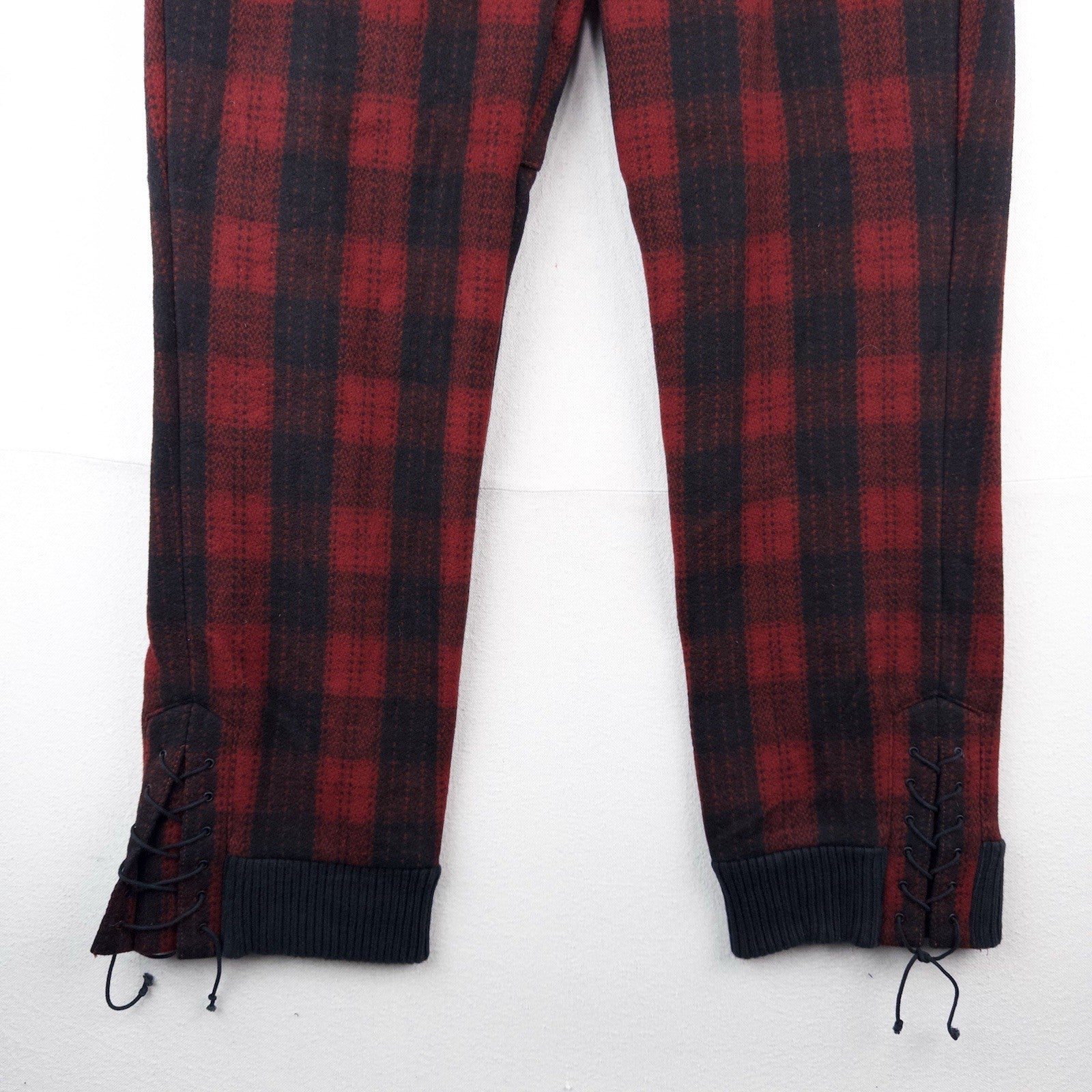 Polo Ralph Lauren Wool Buffalo Plaid Thick Hunting Pants Men’s 34x30 Red Black