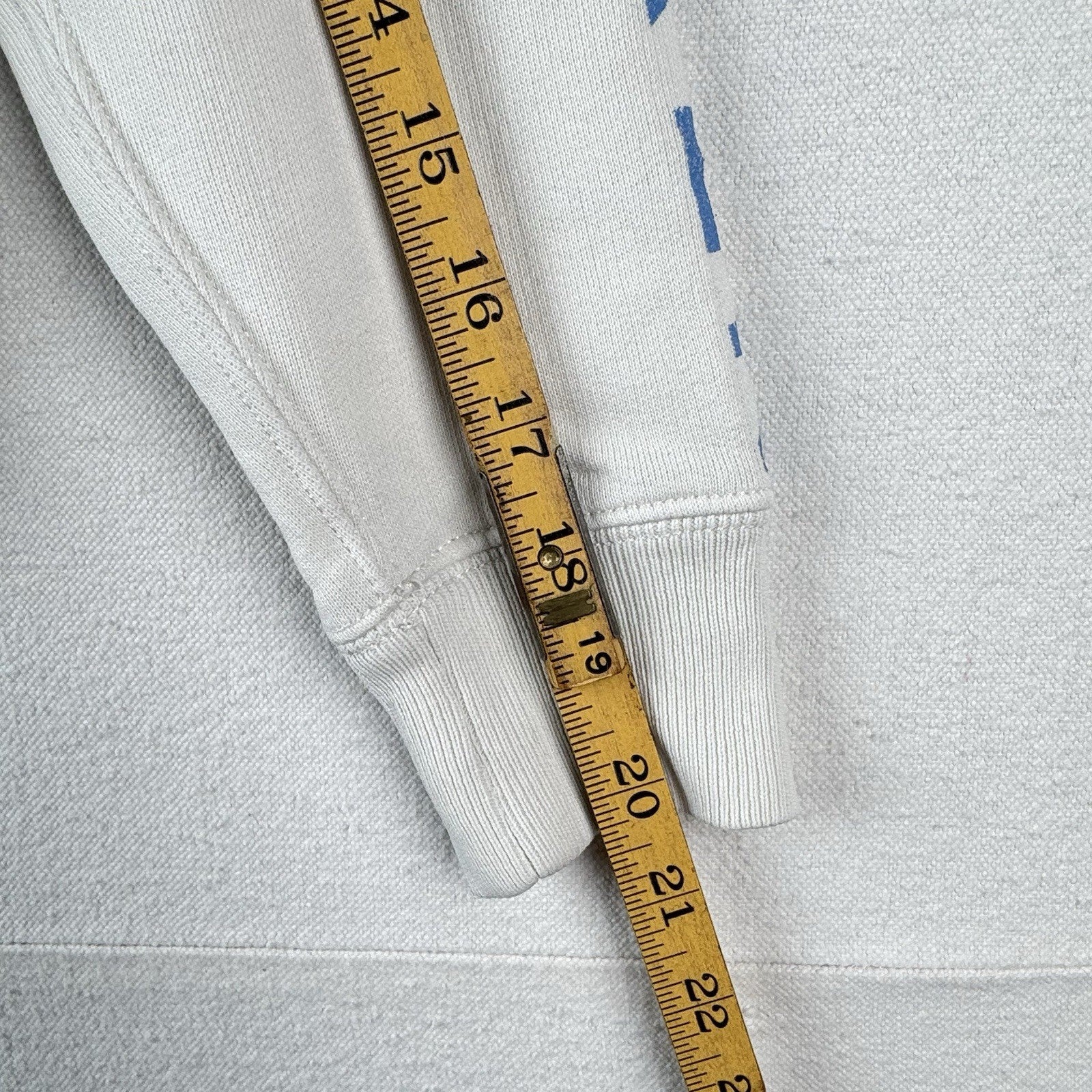 Polo Ralph Lauren Logo Wave Graphic Hoodie Women’s XS White Sun Surf *Read