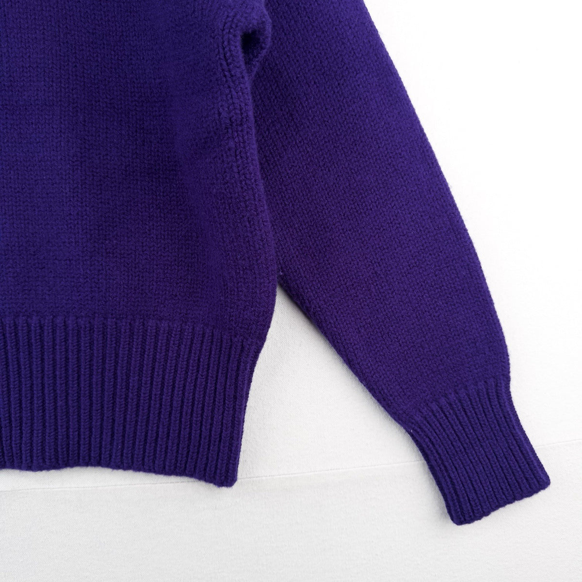 80’s Vtg Polo Ralph Lauren Wool Boat Neck Purple Embroidered Crest Sweater XL