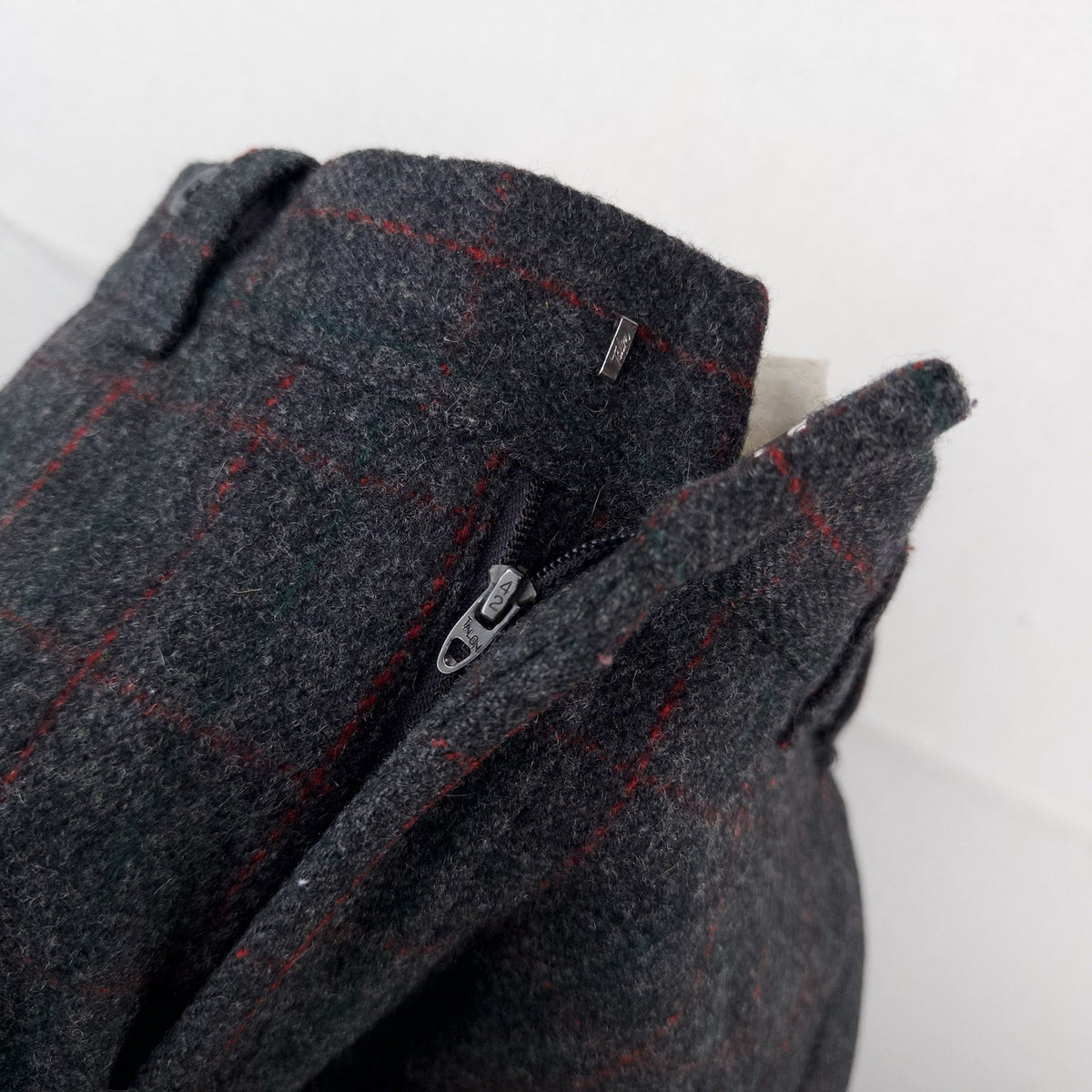 60’s Vtg Woolrich Hunting Malone Pants 34x26 Wool Windowpane Stripe Talon USA
