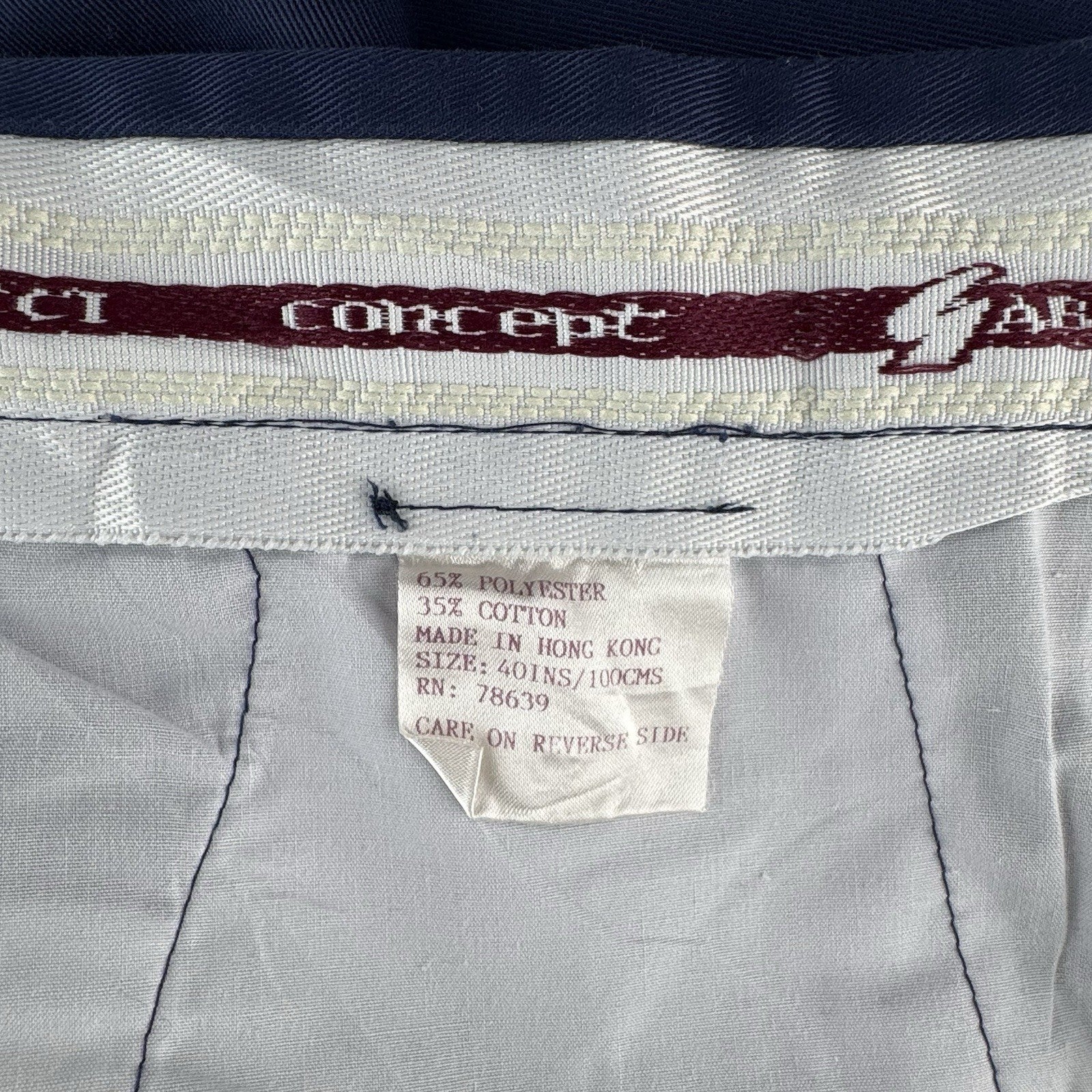 80’s Vintage Gabicci Men’s 40 Navy Blue Chino Shorts 4”