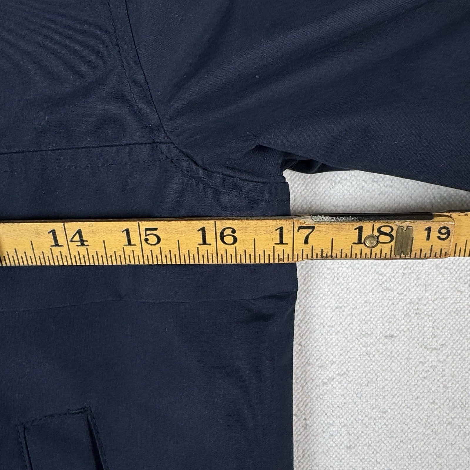 Old Navy Lined Kid’s Hooded Windbreaker Snap Jacket Size Medium (8) Navy Blue