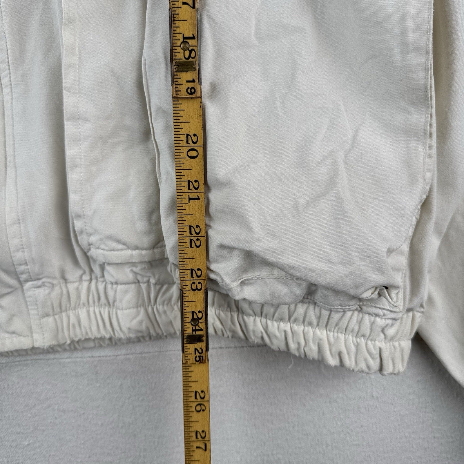 90’s Vintage Polo Ralph Lauren Regatta Jacket Men's XL Cotton Cream Utility Hood