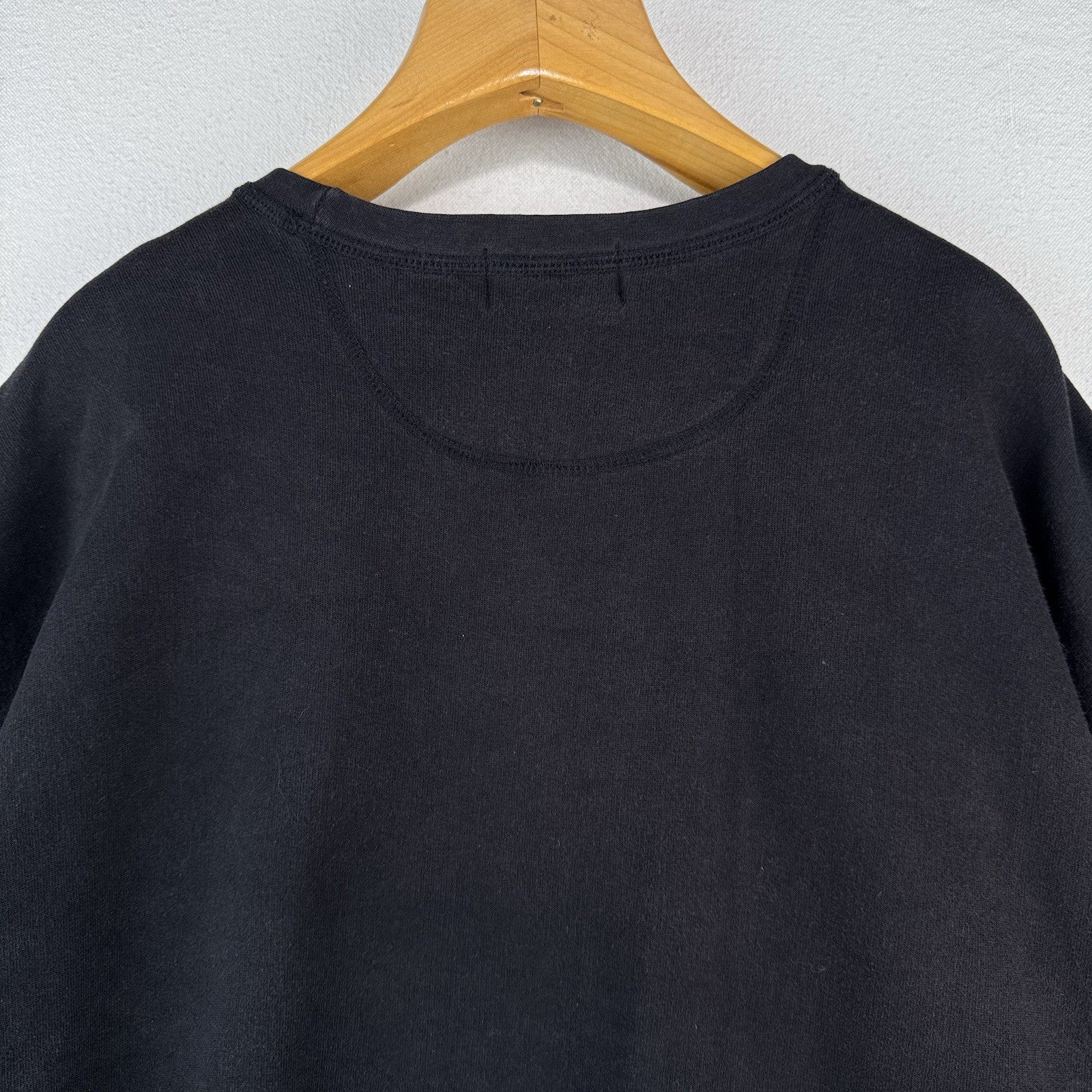 Russell Athletic Team Issue Sweatshirt Men's 2XL Black Crewneck *Distressed