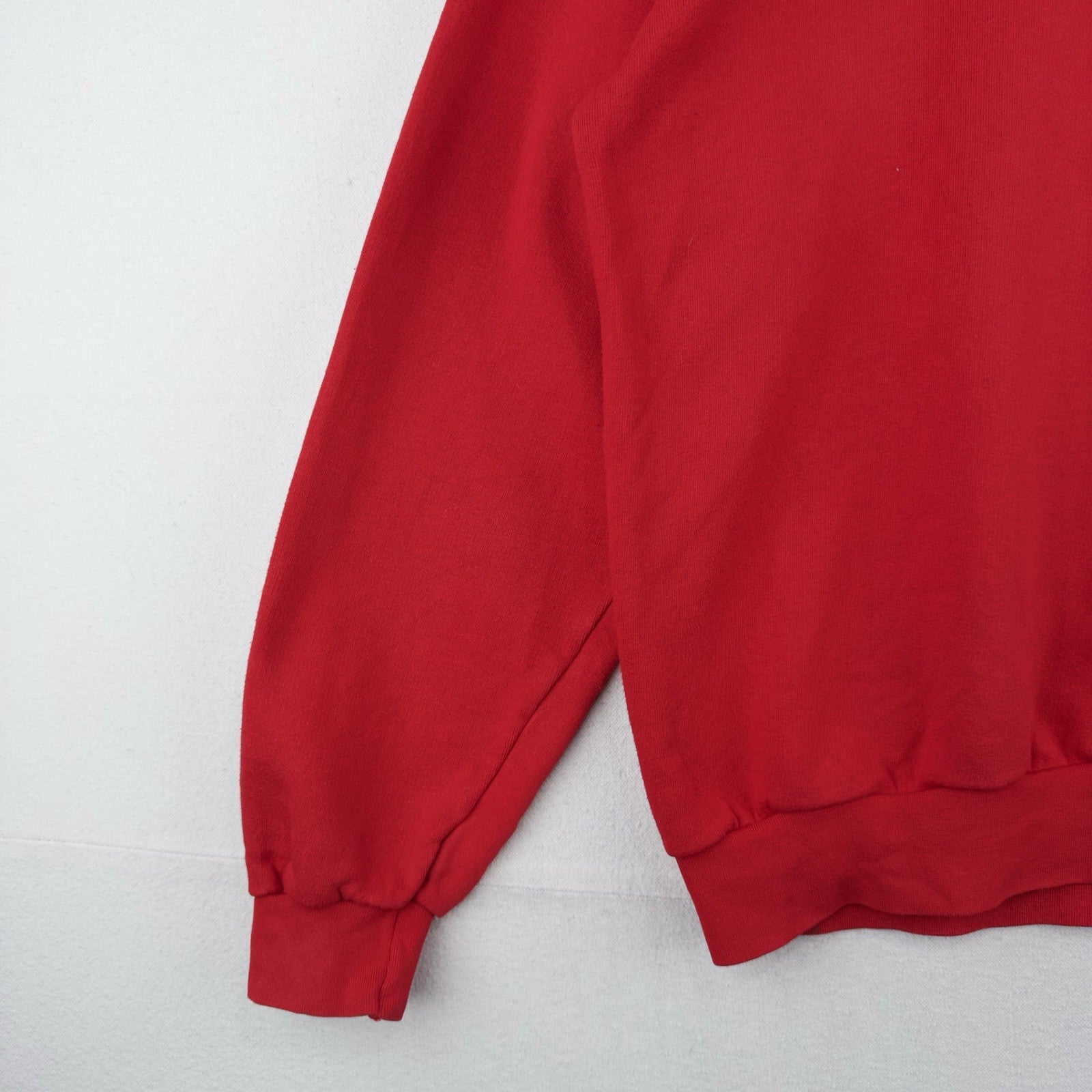 90’s Vtg Lotto Big Logo Red Crewneck Sweatshirt Men’s XL  (44) Made In Italy