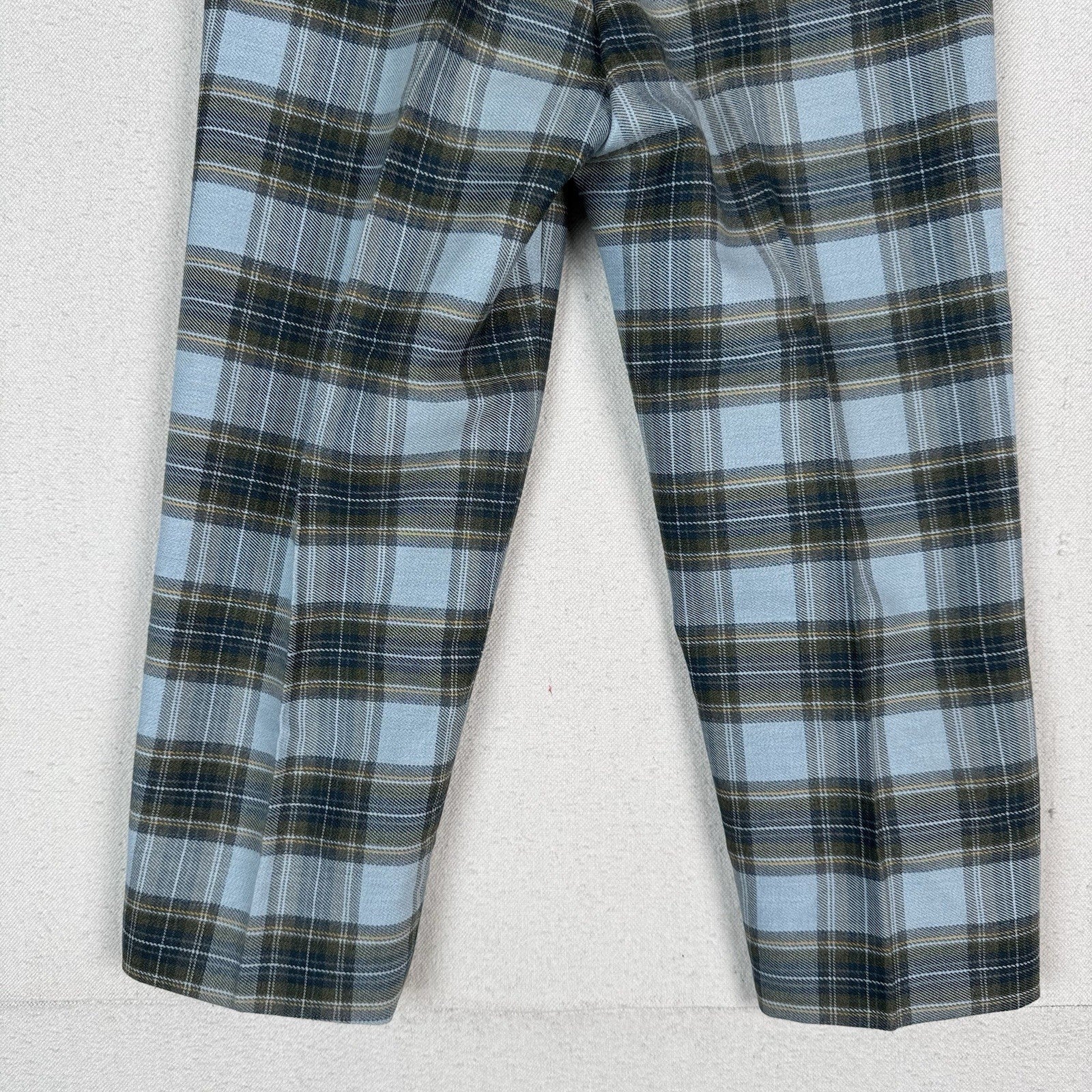 Vintage Lord And Taylor Kids Plaid Pants Blue Vail Sweatshirt Set 4-5T Preppy