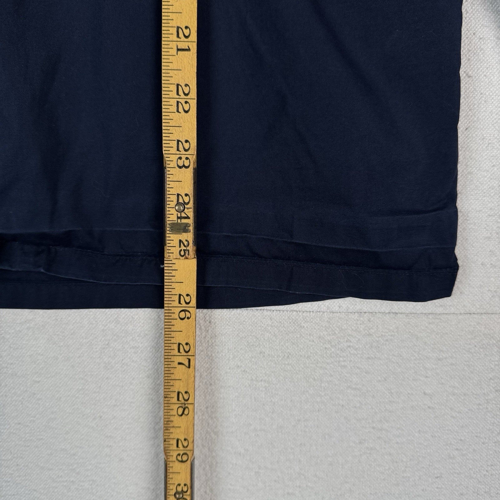 J. Crew Pajamas Loungewear Set Women's Small Navy Blue White Piping Long Sleeve