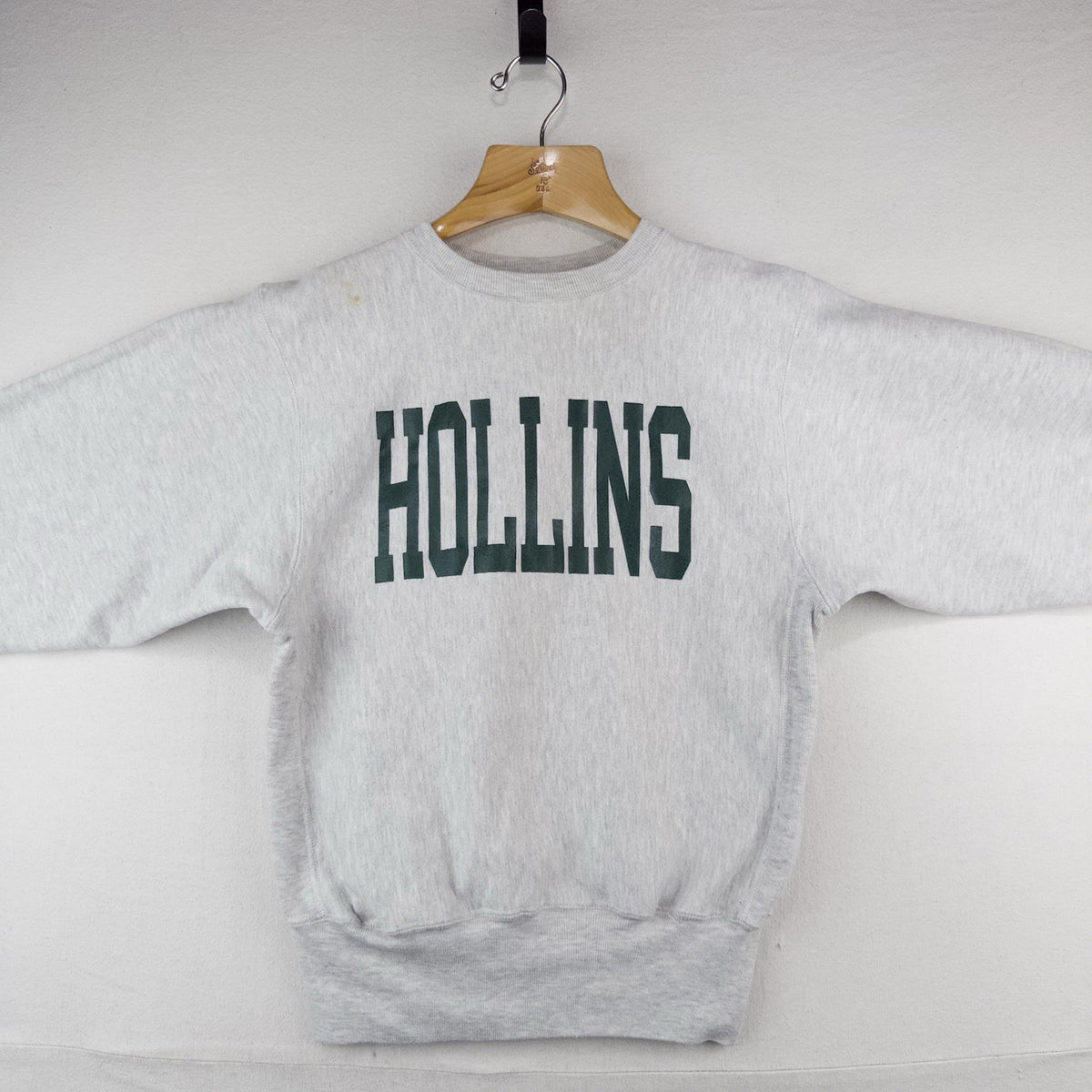 90’s Vtg Hollins Champion Reverse Weave Sweatshirt XL Crewneck Grey