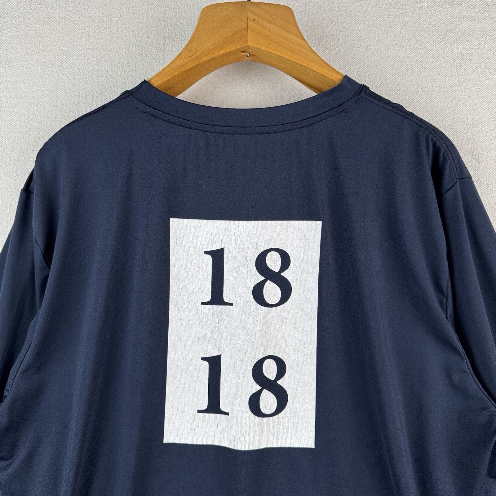 Brooks Brothers Mens Navy Blue Performance Long  Sleeve T-Shirt XL Stretch