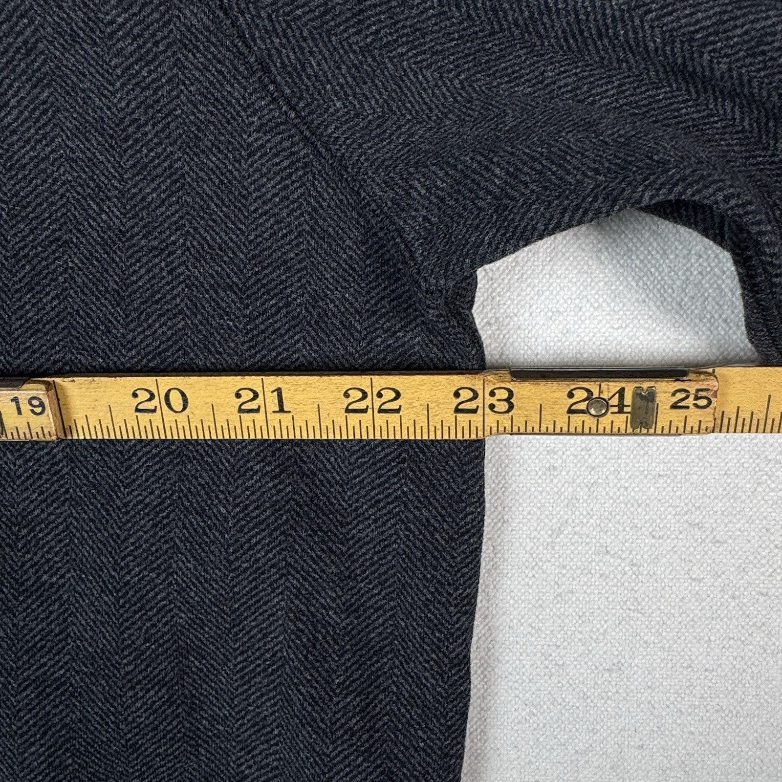 Polo Ralph Lauren 1/4 Zip Soft Sweater Mens L Black Herringbone Cotton Blend