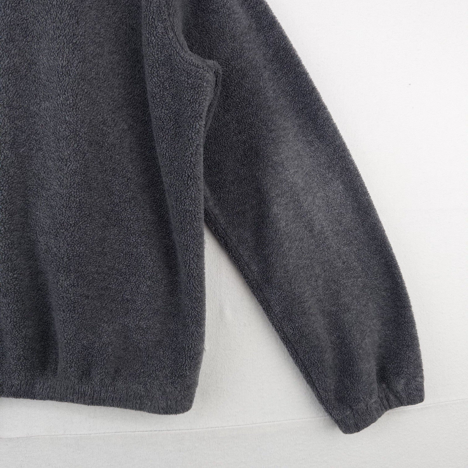 90’s Vtg Polo Ralph Lauren Men’s S Fleece Chin Strap Harrington Jacket Gray