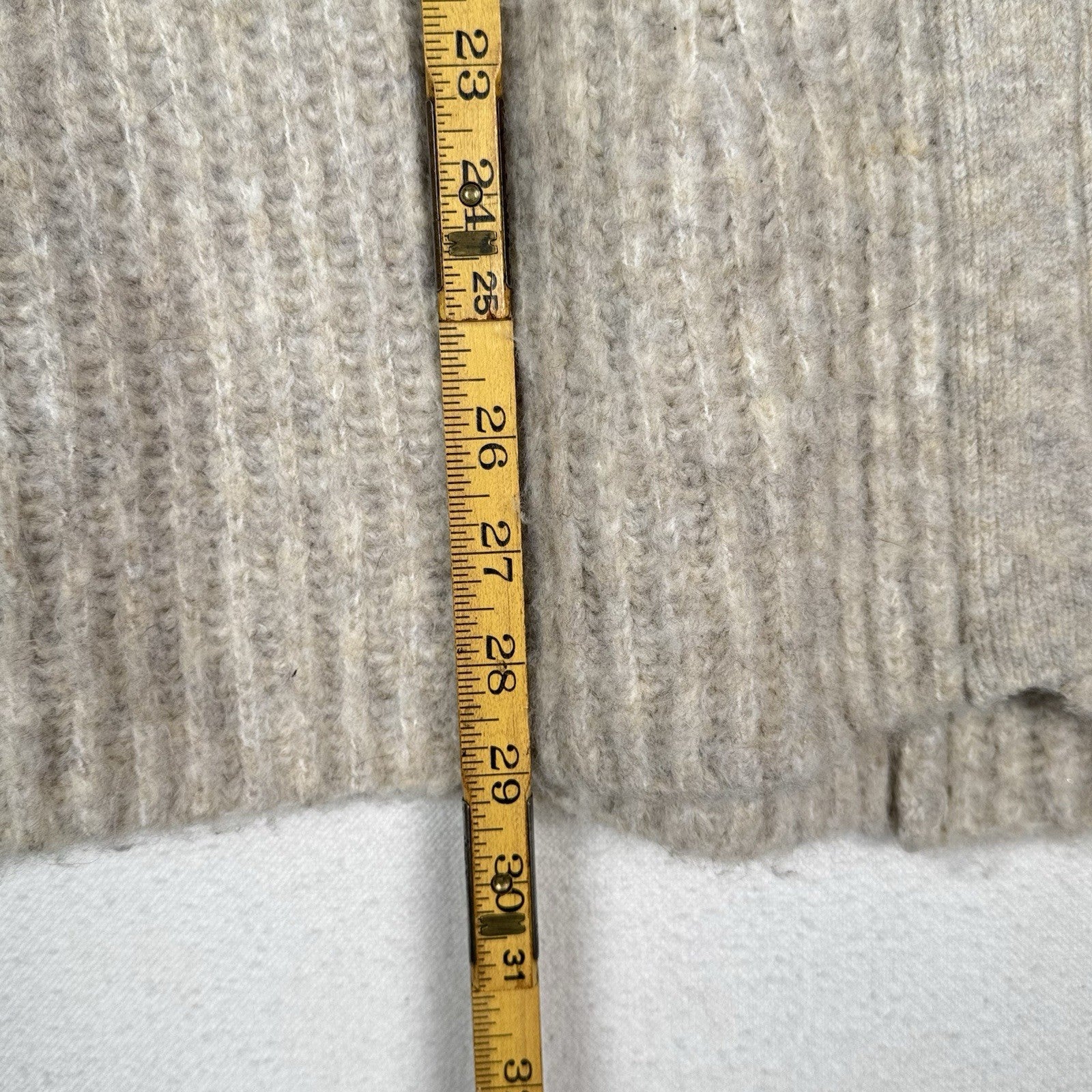 J. Crew Minimalist Wool Blend Convertible Chunky Knit Sweater Poncho Cape S/M