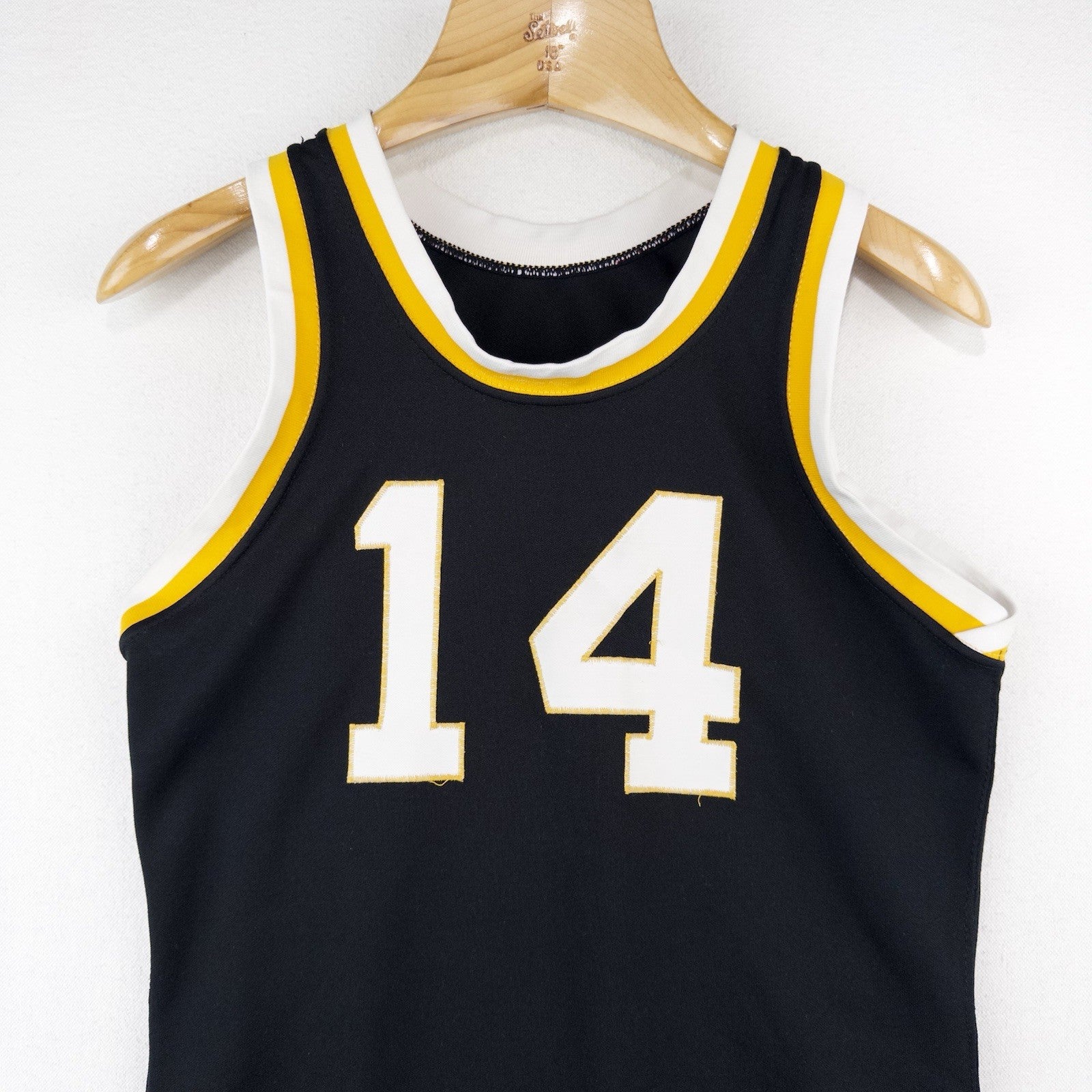 60’s Vtg Wilson Made In USA Basketball Jersey Double Sided Number 14 Medium