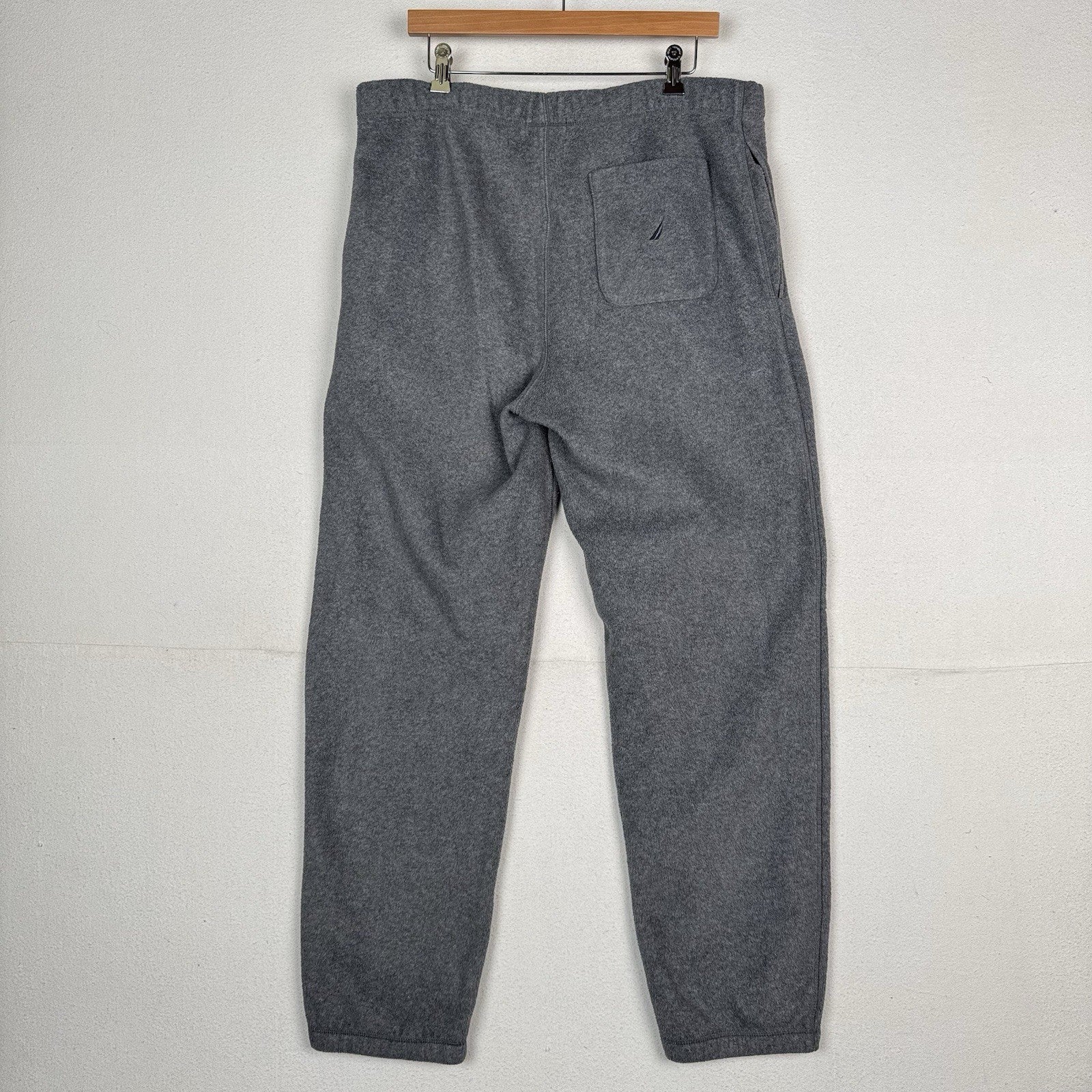 Nautica Men’s Fleece Sweatpants Gray Size Medium Pockets