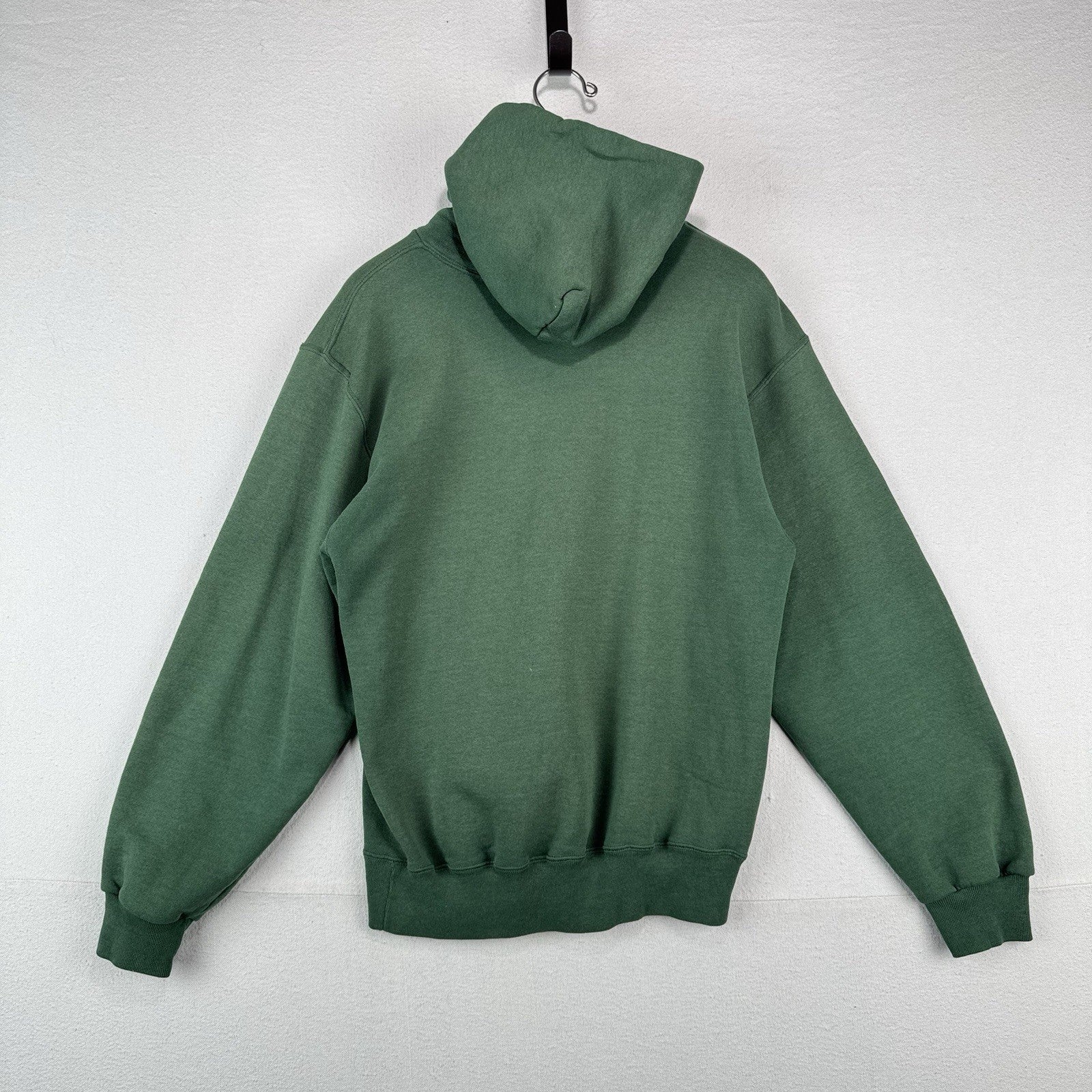 90’s Vtg Ponchatoula Greenwave Men’s M Hoodie Sweatshirt Green *Sunfaded