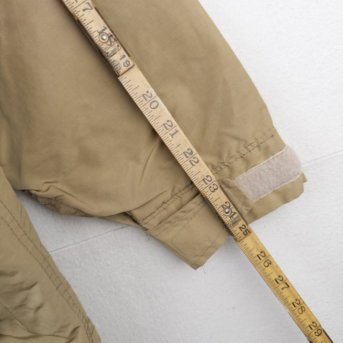 70’s Vtg Orvis Fishing Tackle Wool Blanket Lined Jacket Parka Men's XL Tan Brown