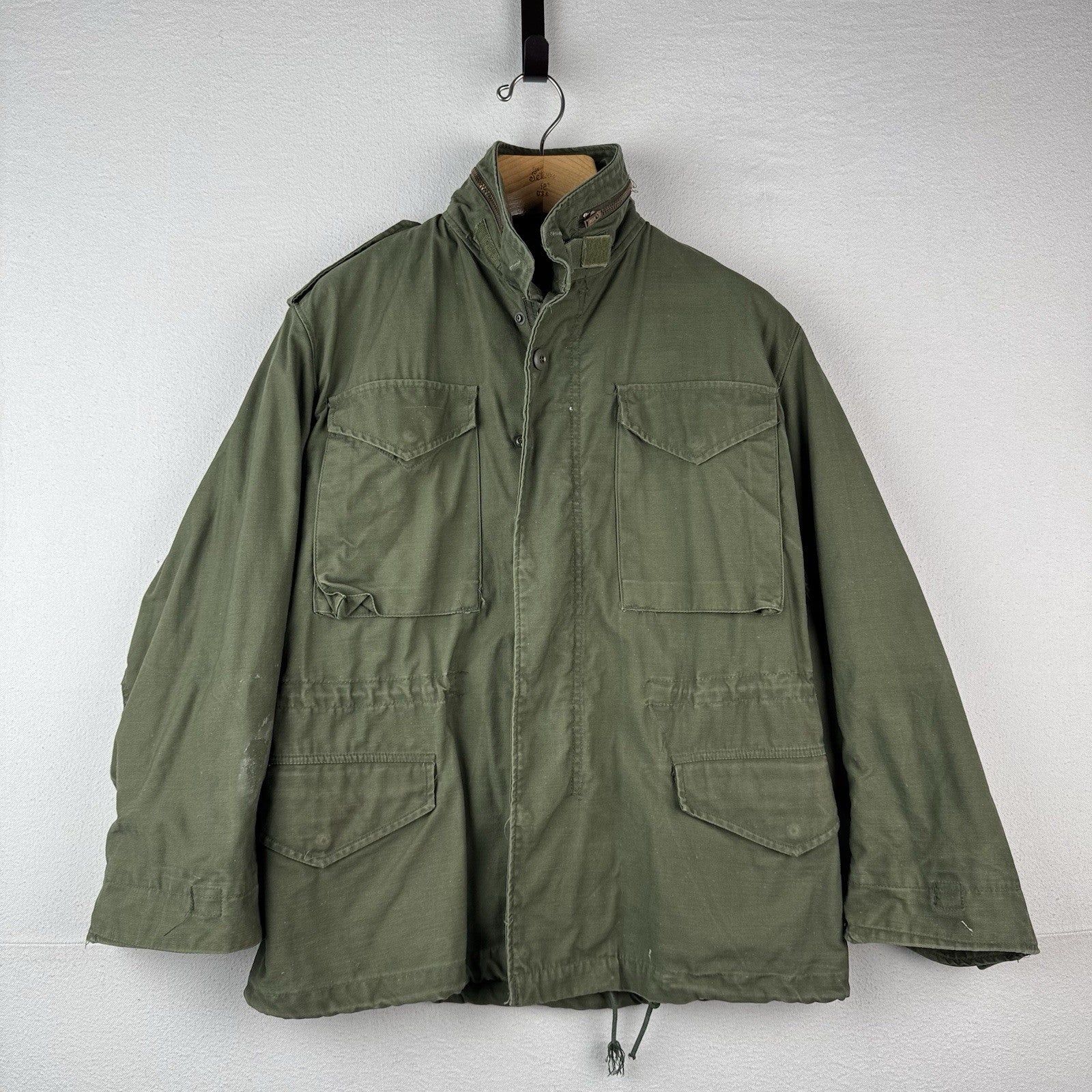 70’s Vtg Military Cold Weather Field Coat Jacket Size Small Short OG-107