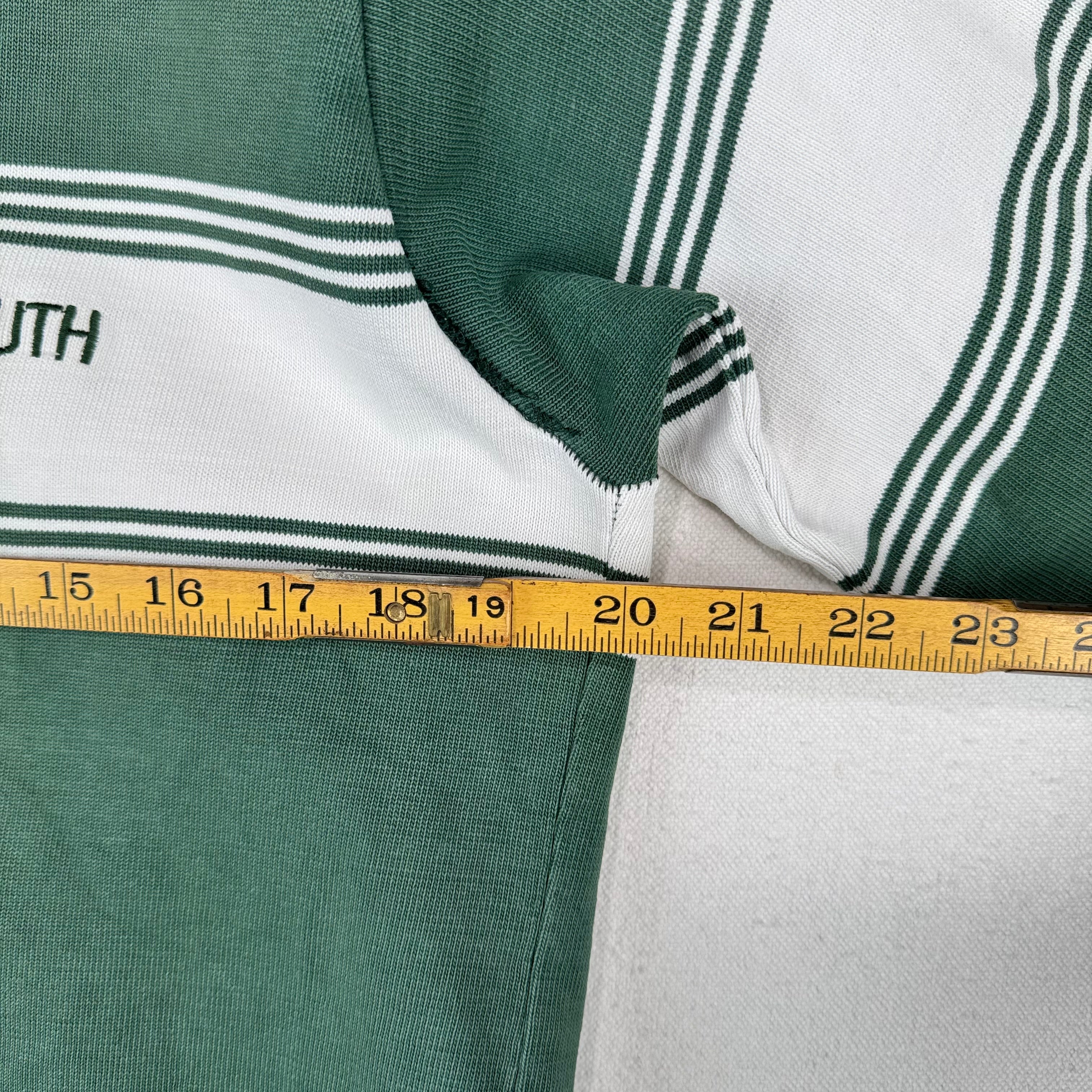 80’s Vtg Dartmouth College Rugged Wear Rugby Shirt Men’s XL Cotton Made in USA