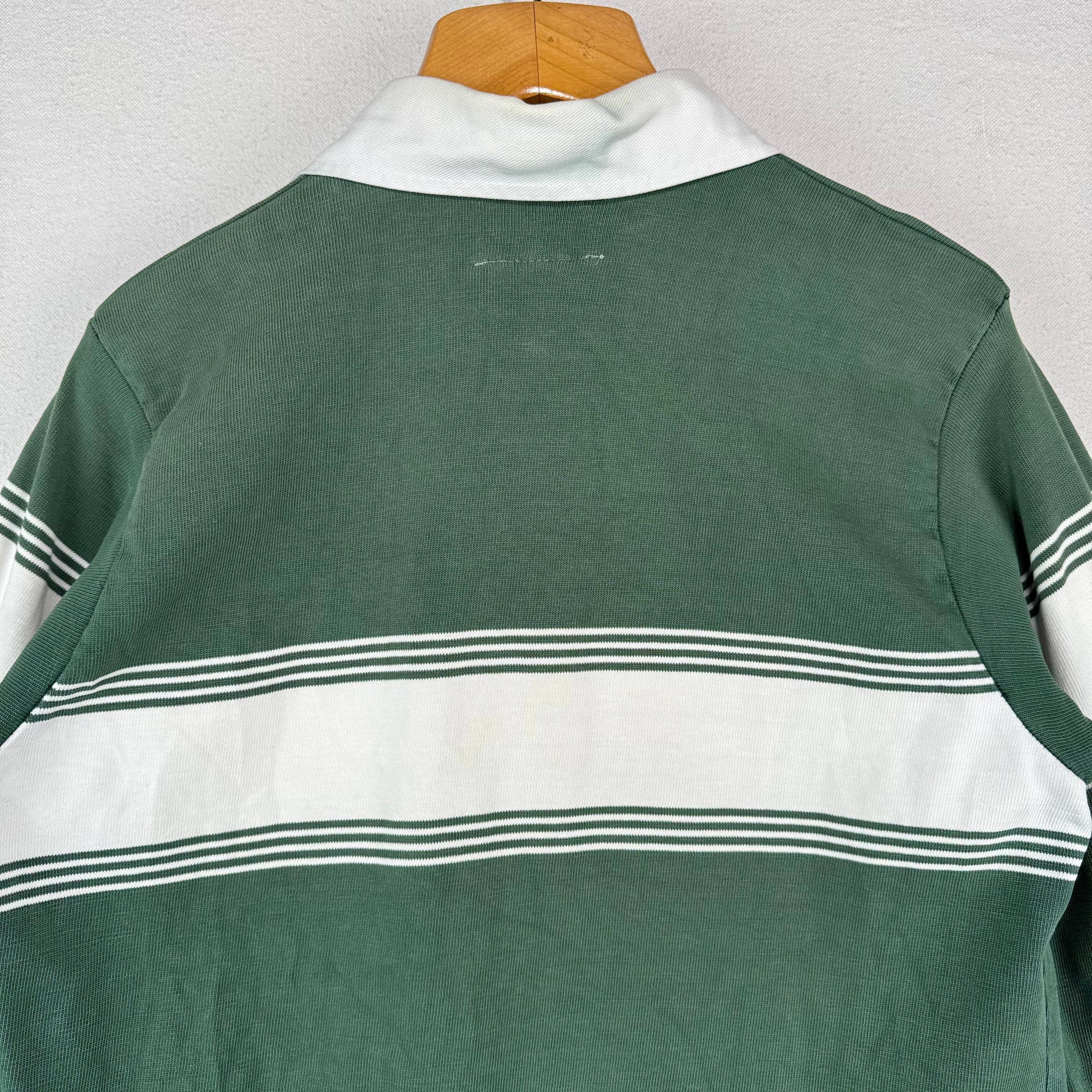 80’s Vtg Dartmouth College Rugged Wear Rugby Shirt Men’s XL Cotton Made in USA